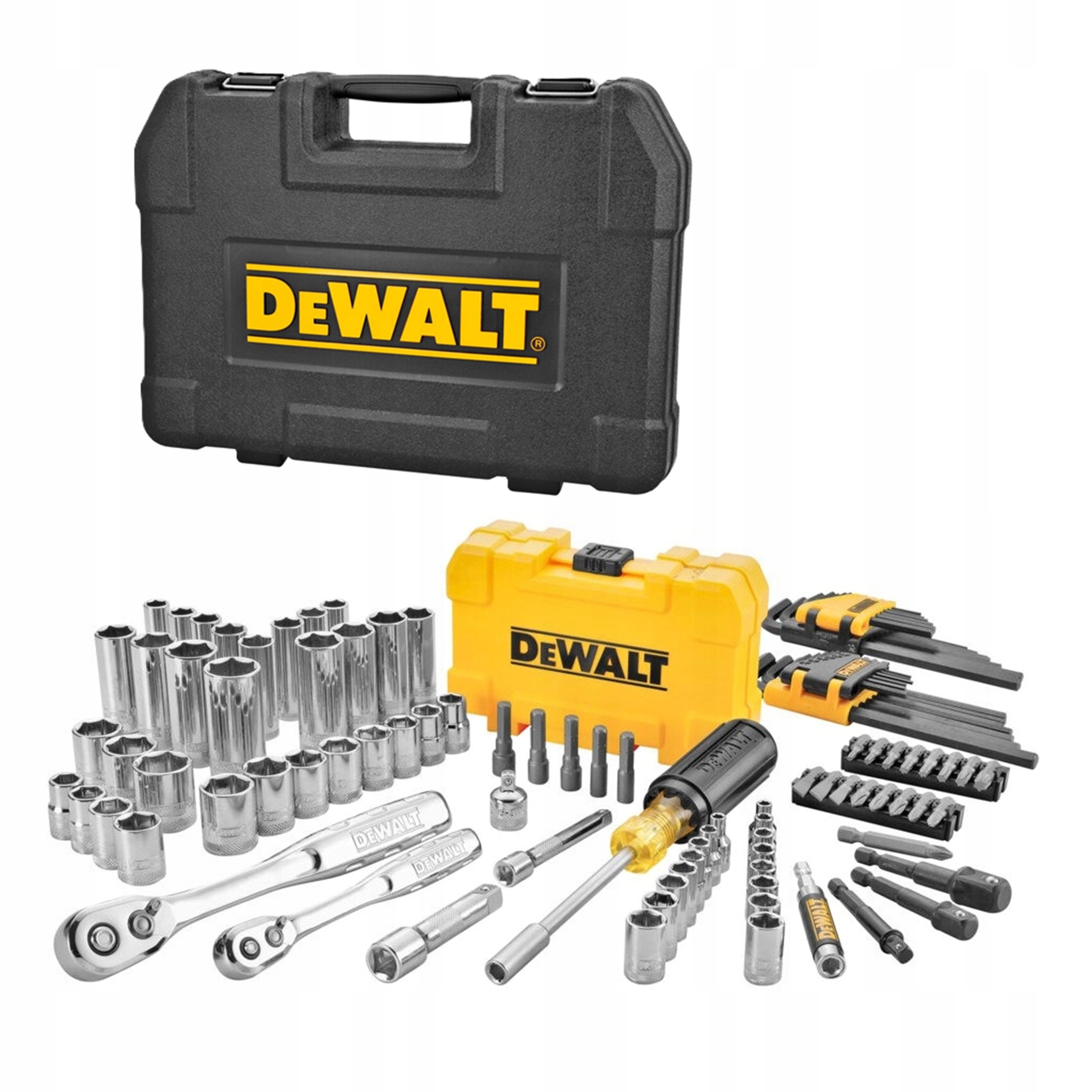 ZESTAW NARZĘDZI DLA MECHANIKÓW 108 ELEMENTÓW DEWALT DWMT73801-1 | DWMT73801-1 | 3253561738012