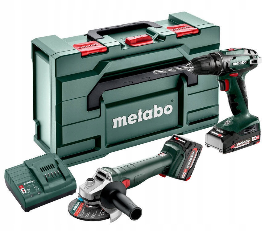 ZESTAW COMBO METABO WKRĘTARKA BS 18 + SZLIFIERKA W 18 L 9-125 18V | 685204500 | 4061792223790