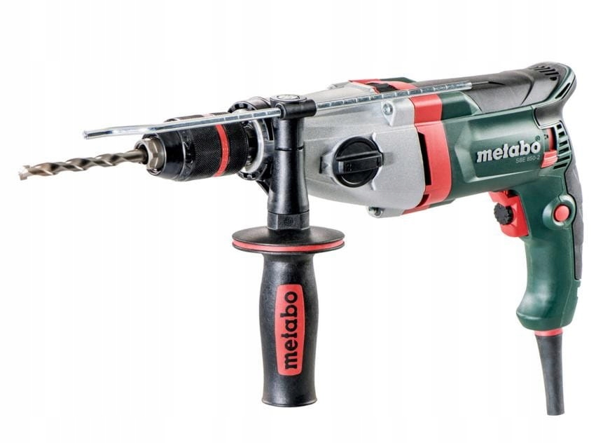 Metabo Wiertarka Udarowa SBE 850-2 850W Walizka Szybkomocujący Uchwyt | 600782500 | 4007430313201