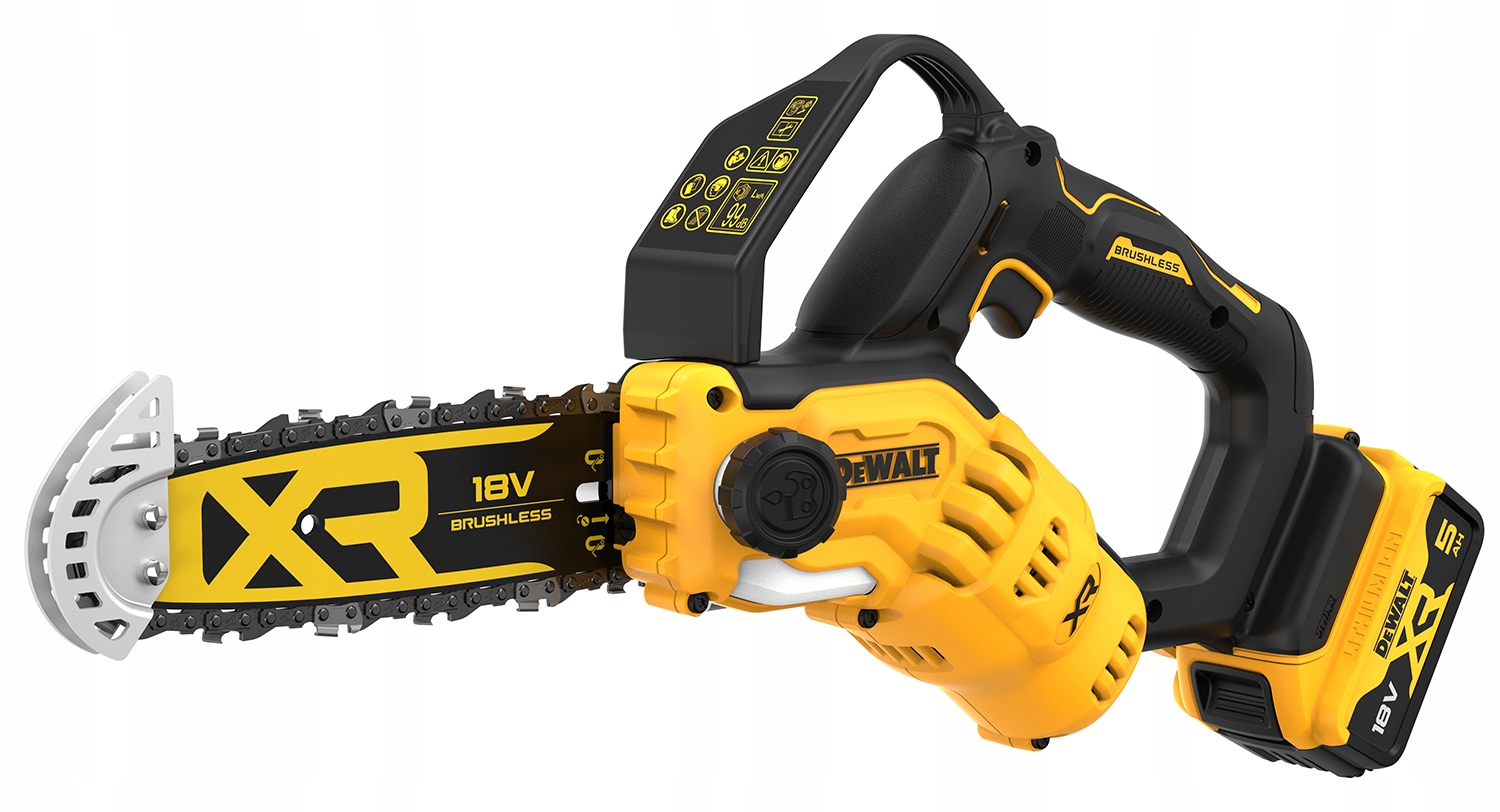 PIŁA PILARKA ŁAŃCUCHOWA GAŁĘZIÓWKA DEWALT DCMPS520P1 20cm 1x5,0Ah 18V XR | DCMPS520P1-QW | 5035048821411