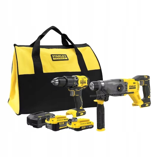 WIERTARKO-WKRĘTARKA + MŁOTOWIERTARKA 4.0AH+2.0AH STANLEY SFMCK216MDS-QW | SFMCK216MDS-QW | 5035048811078