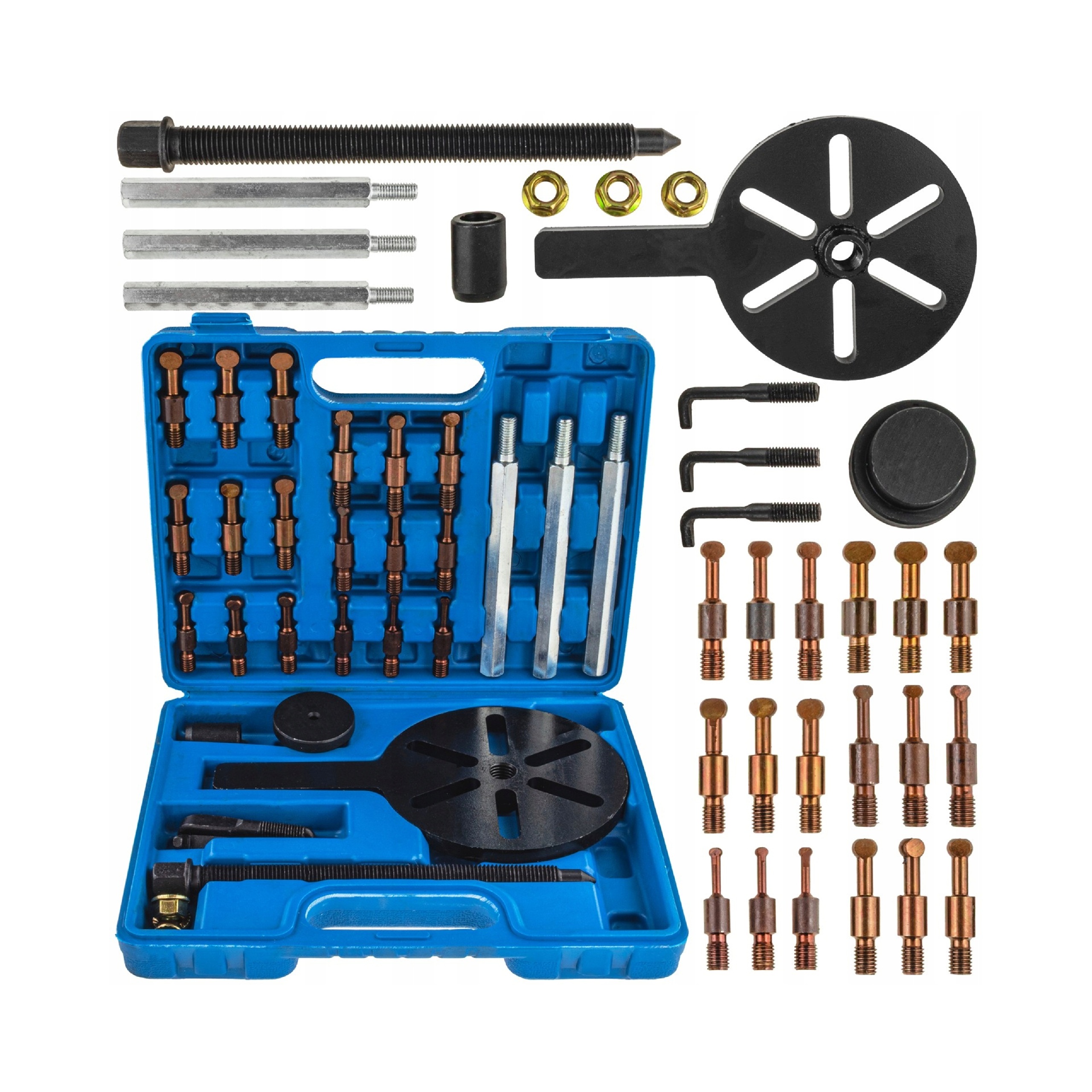 ŚCIĄGACZ WEWNĘTRZNY DO ŁOŻYSK KULKOWYCH ODKLEJACZ ZESTAW ŚCIĄGACZY ADAPTERY | F05778 | 5903949709711