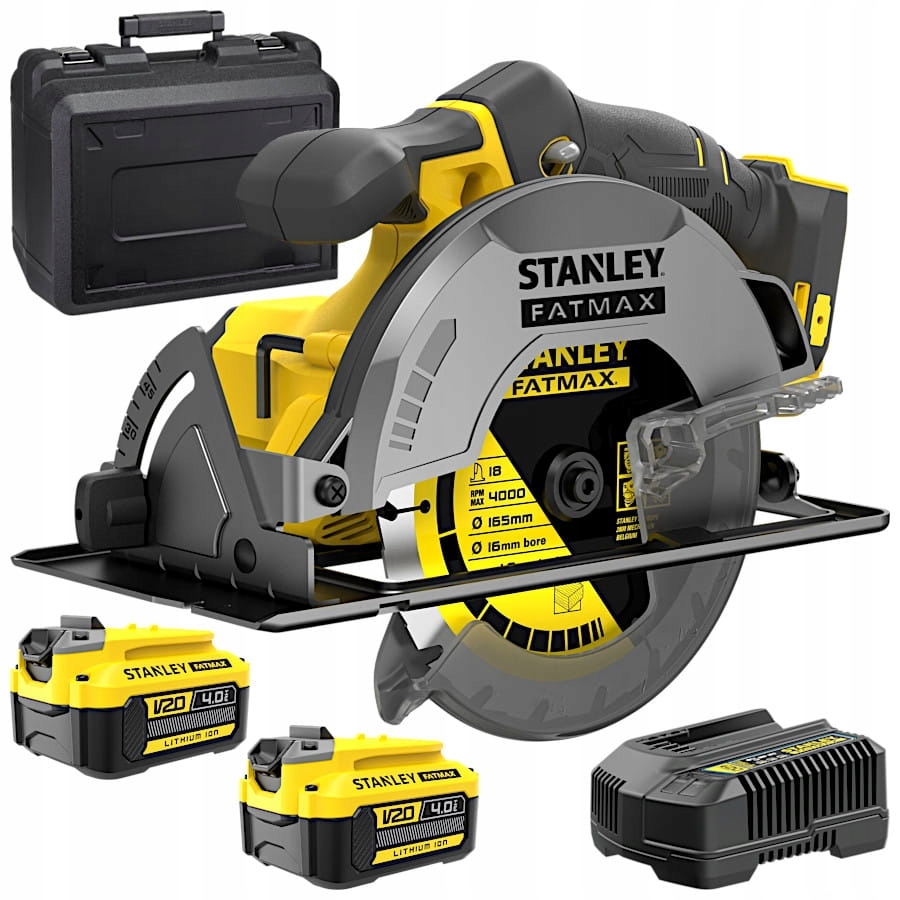 PIŁA PILARKA TARCZOWA AKUMULATOROWA STANLEY V20 SFMCS500M2K 2x4,0Ah WALIZKA | SFMCS500M2K-QW | 5035048724064