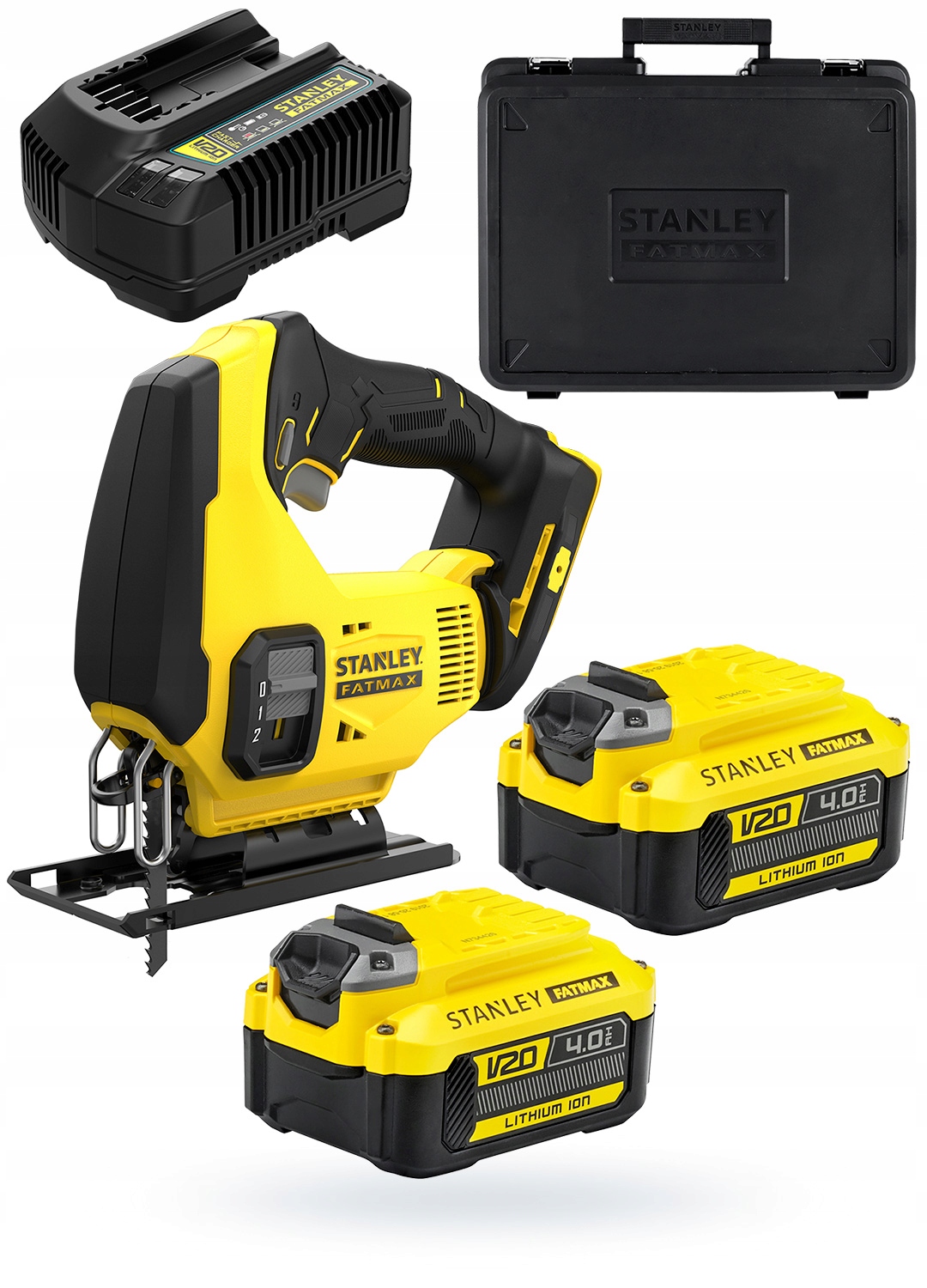 WYRZYNARKA AKUMULATOROWA STANLEY FATMAX V20 18V SFMCS600M2K 2x4,0Ah | SFMCS600M2K-QW | 5035048724026