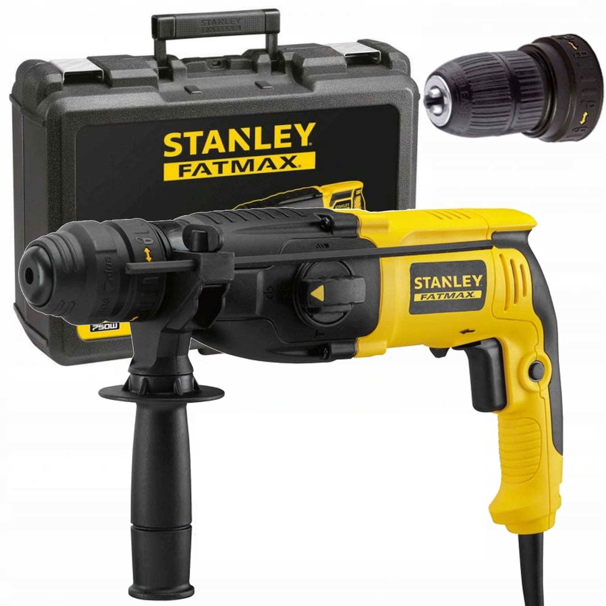 MŁOTOWIERTARKA SDS-PLUS STANLEY 800W 2,4J WYMIENNY UCHWYT SFMEH210K | SFMEH210K-QS | 5035048725658