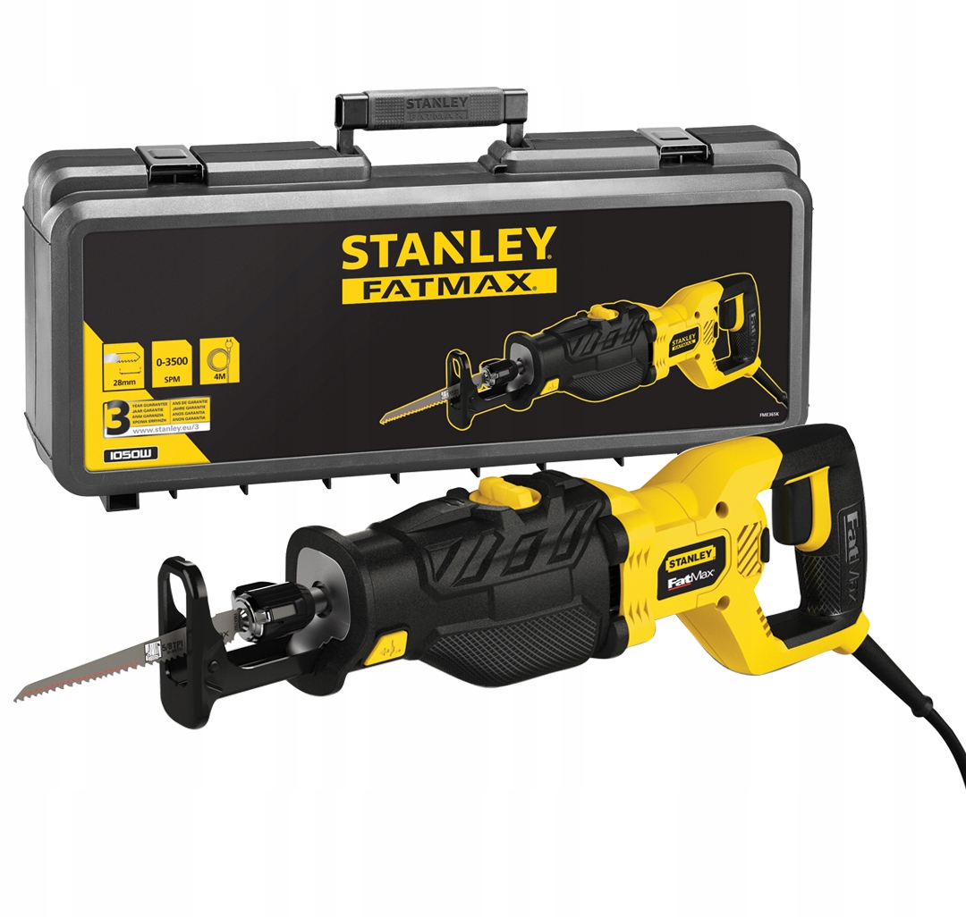 STANLEY FATMAX PIŁA SZABLASTA LISICA 1050W LISI OGON WALIZKA FME365K-QS | FME365K-QS | 5035048363942