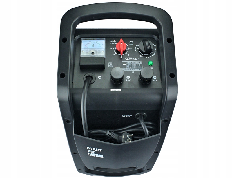 PROSTOWNIK Z ROZRUCHEM TRANSFORMATOROWY 12/24V WELDMAN START 450 75A | 103212 | 5902701750275