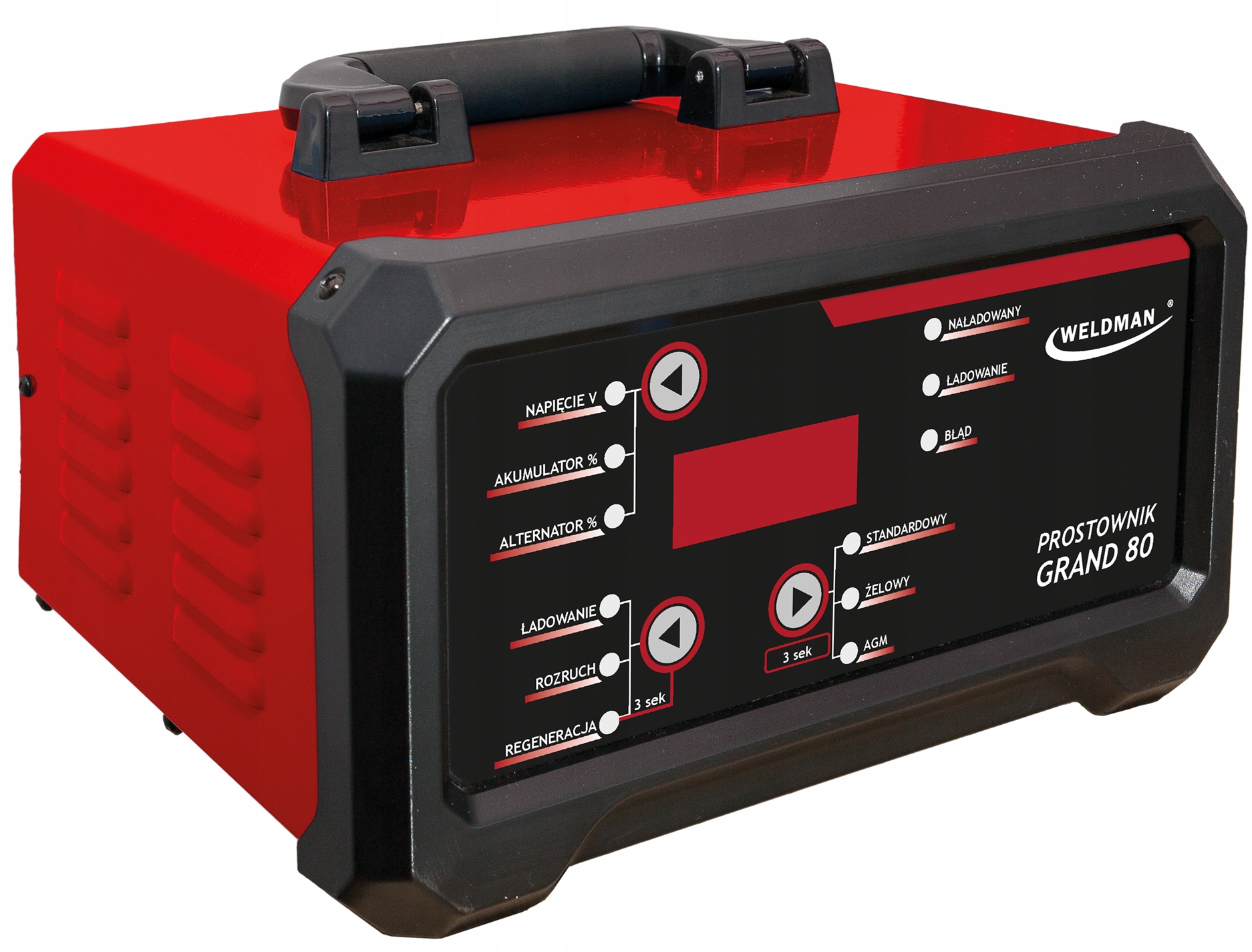 MIKROPROCESOROWY PROSTOWNIK Z ROZRUCHEM 12/24V WELDMAN GRAD 80 20A | 104513 | 5902701751159