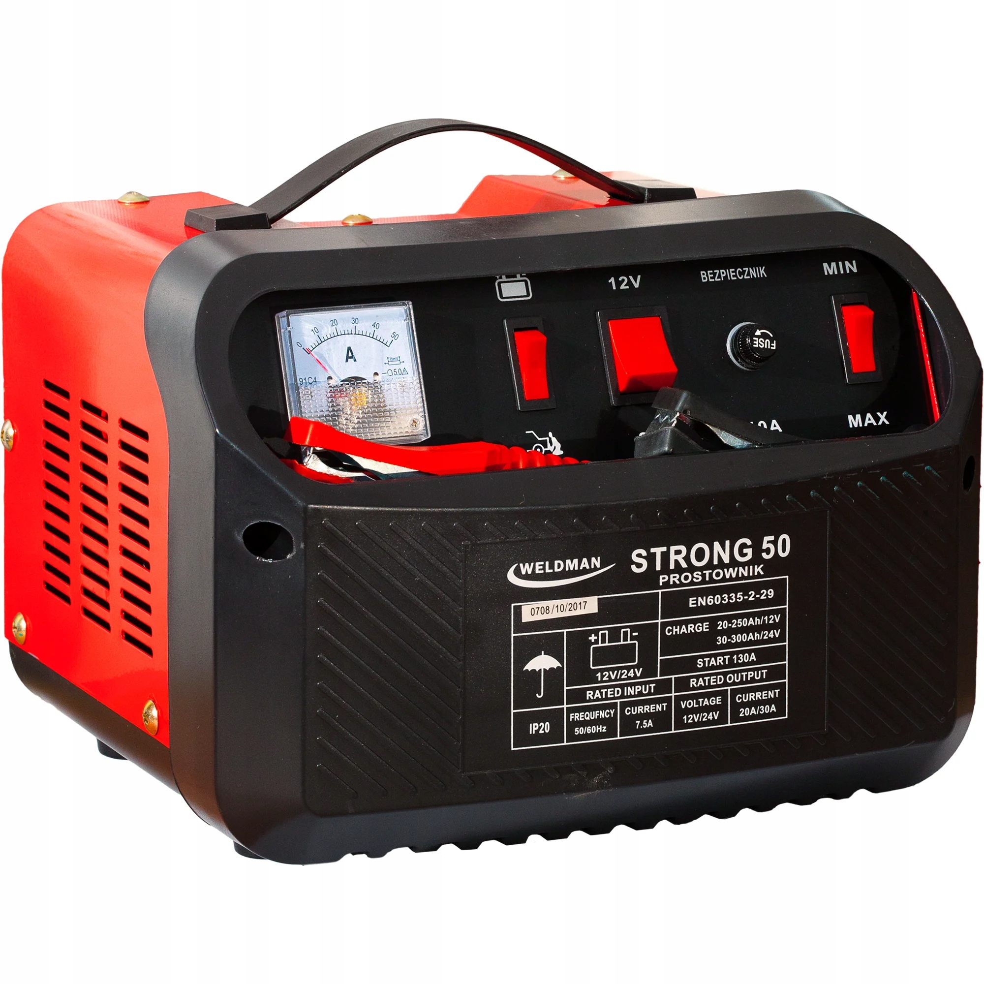 PROSTOWNIK Z ROZRUCHEM 12/24V WELDMAN STRONG 50 45A | 103225 | 5902701750220