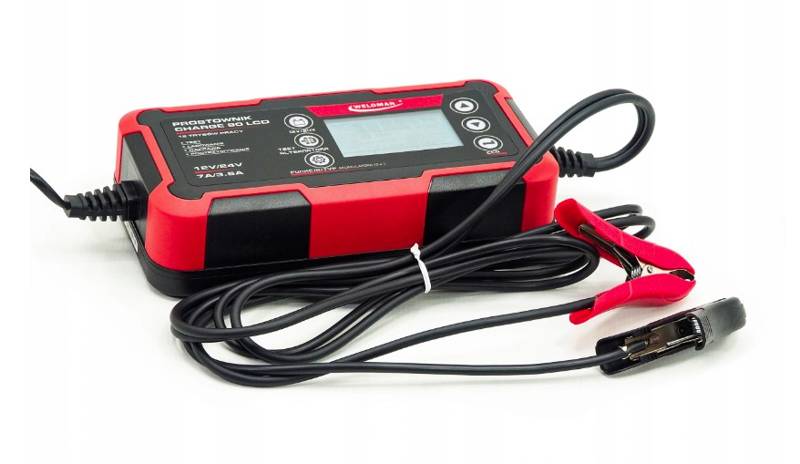 PROSTOWNIK INTELIGENTNY MIKROPROCESOROWY 12/24V WELDMAN CHARGE 90 7,2A | 104507 | 5902701751470