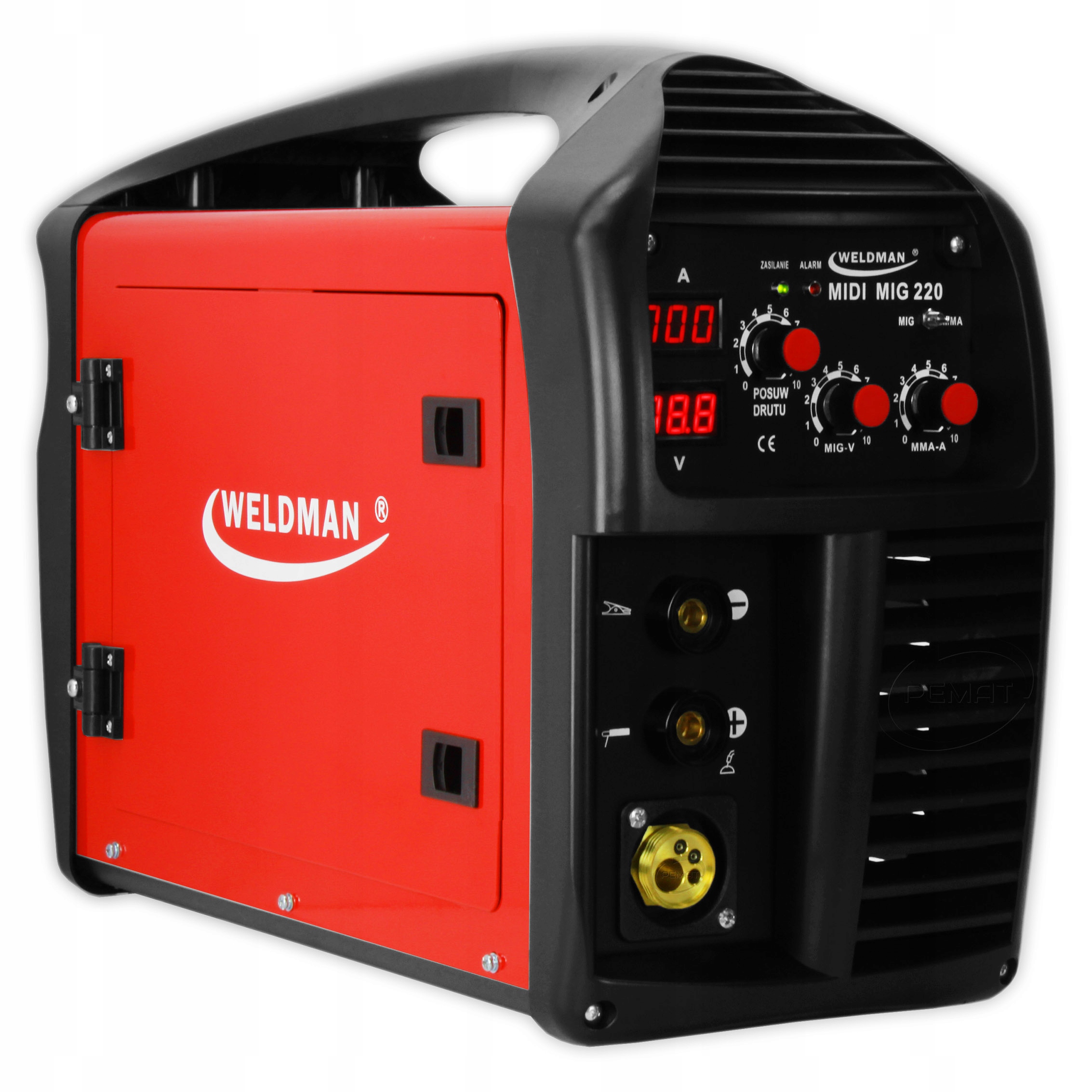 SPAWARKA MIGOMAT INWERTOROWY WELDMAN MIDI MIG 220 MIG/MAG MMA 220A | 103111 | 5902701750343