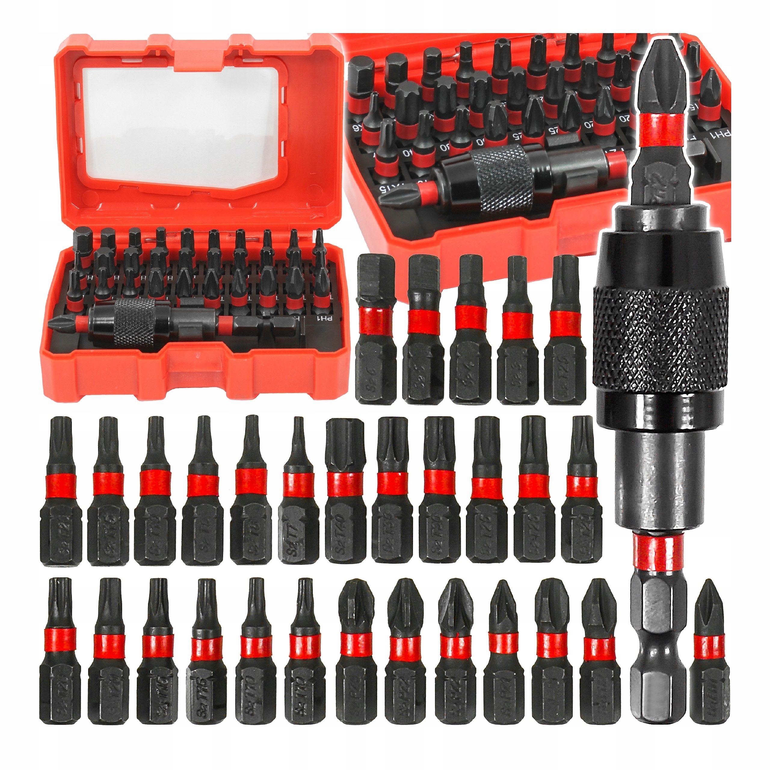 BITY UDAROWE KOŃCÓWKI ZESTAW BITÓW UDAROWYCH DO WKRĘTARKI HEX TORX 32 EL | V39204 | 5904673573906