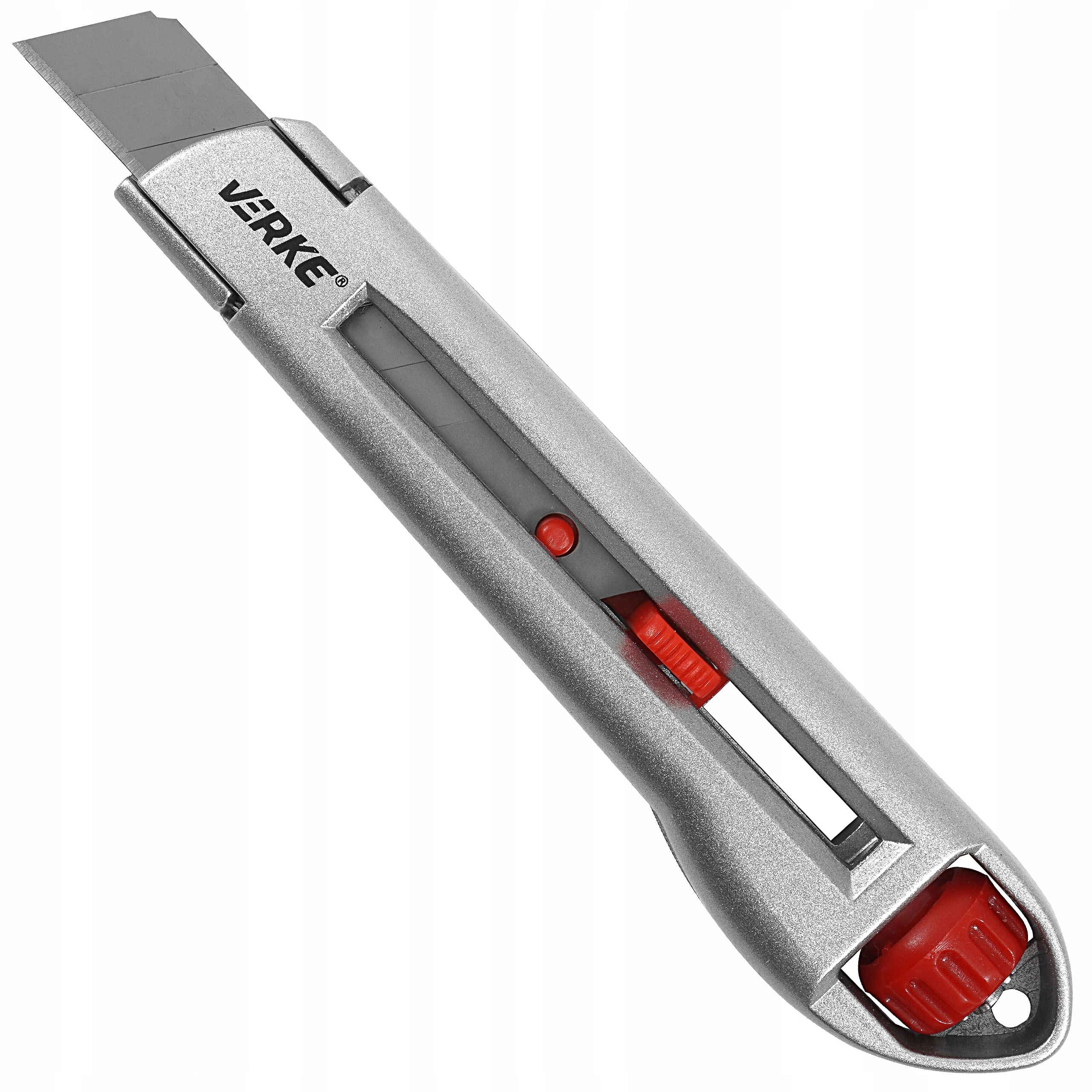 NÓŻ NOŻYK DO TAPET SKŁADANY OSTRZE ŁAMANE 18MM UNIWERSALNY SOLIDNY METALOWY | V86562 | 5908224743824