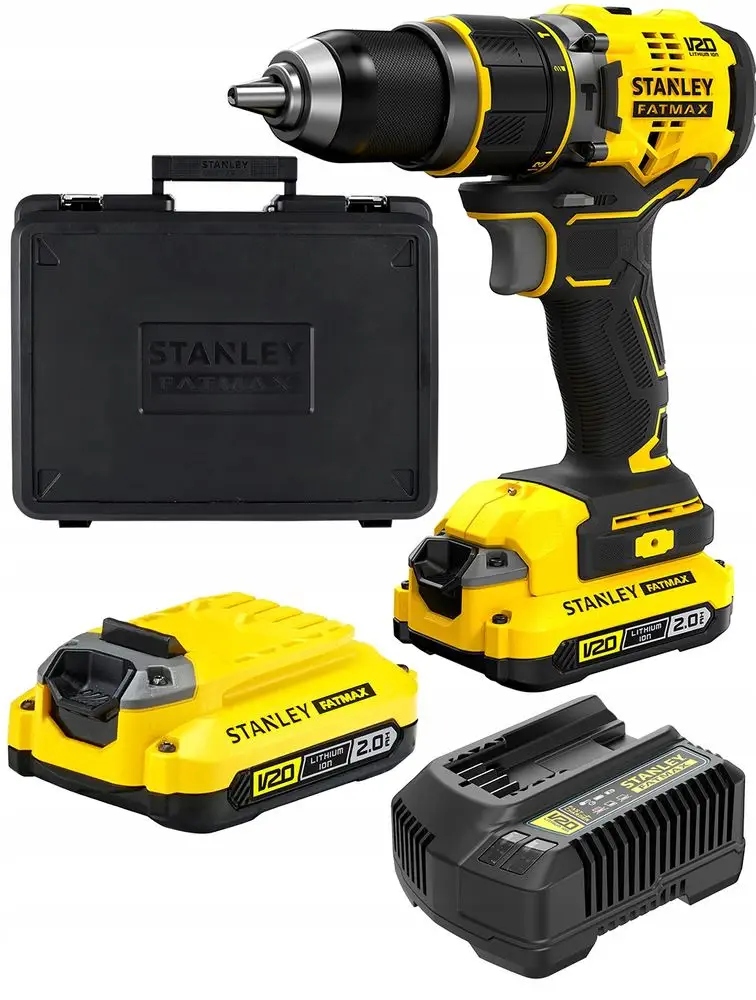 WIERTARKO-WKRĘTARKA UDAROWA STANLEY FATMAX SFMCD721D2K V20 80Nm 2x2,0Ah 18V | SFMCD721D2K-QW | 5035048723883