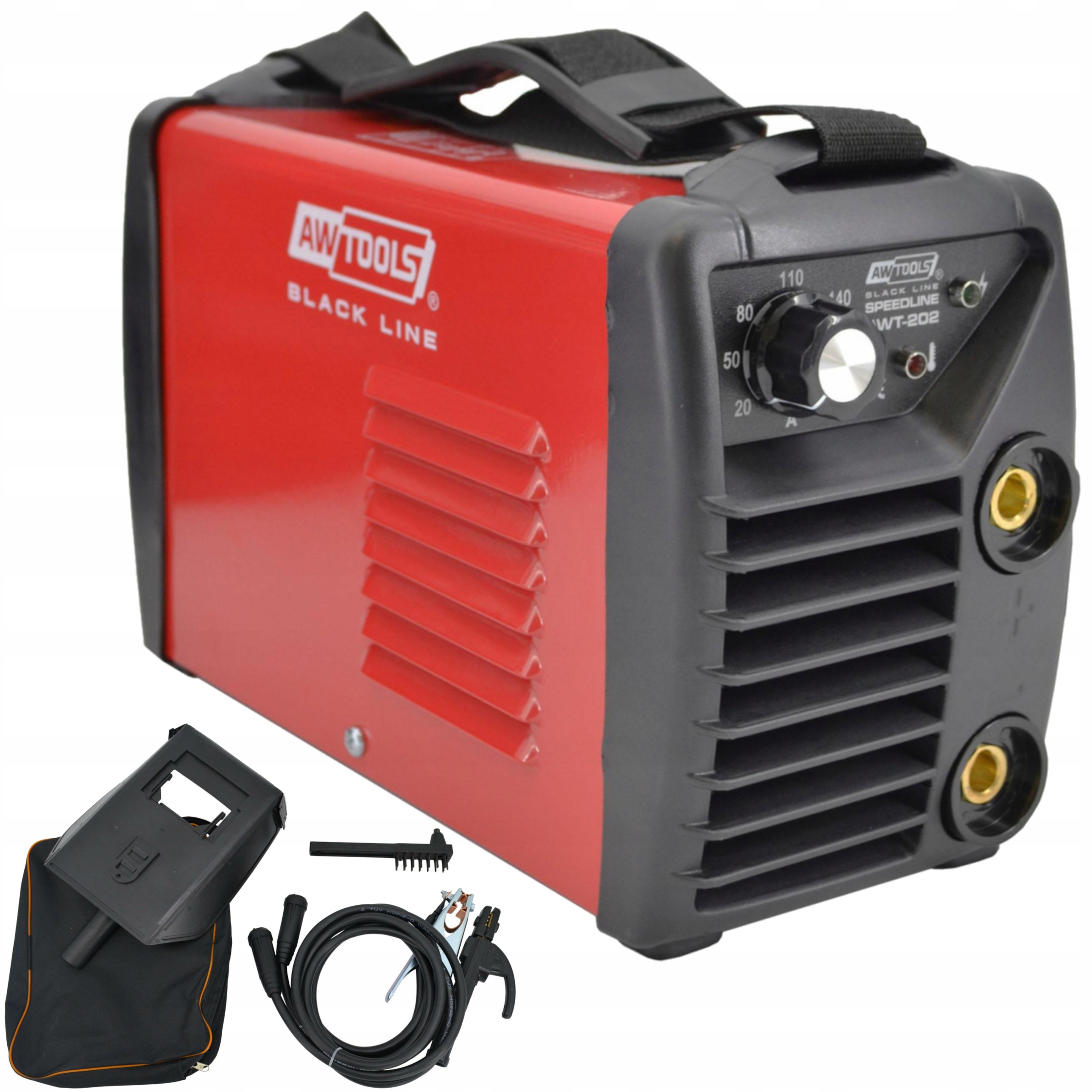 SPAWARKA INWERTOROWA ELEKTRODOWA SPEEDLINE AWT-202 200A/60% HOT START | AW50502BL | 5903678613587