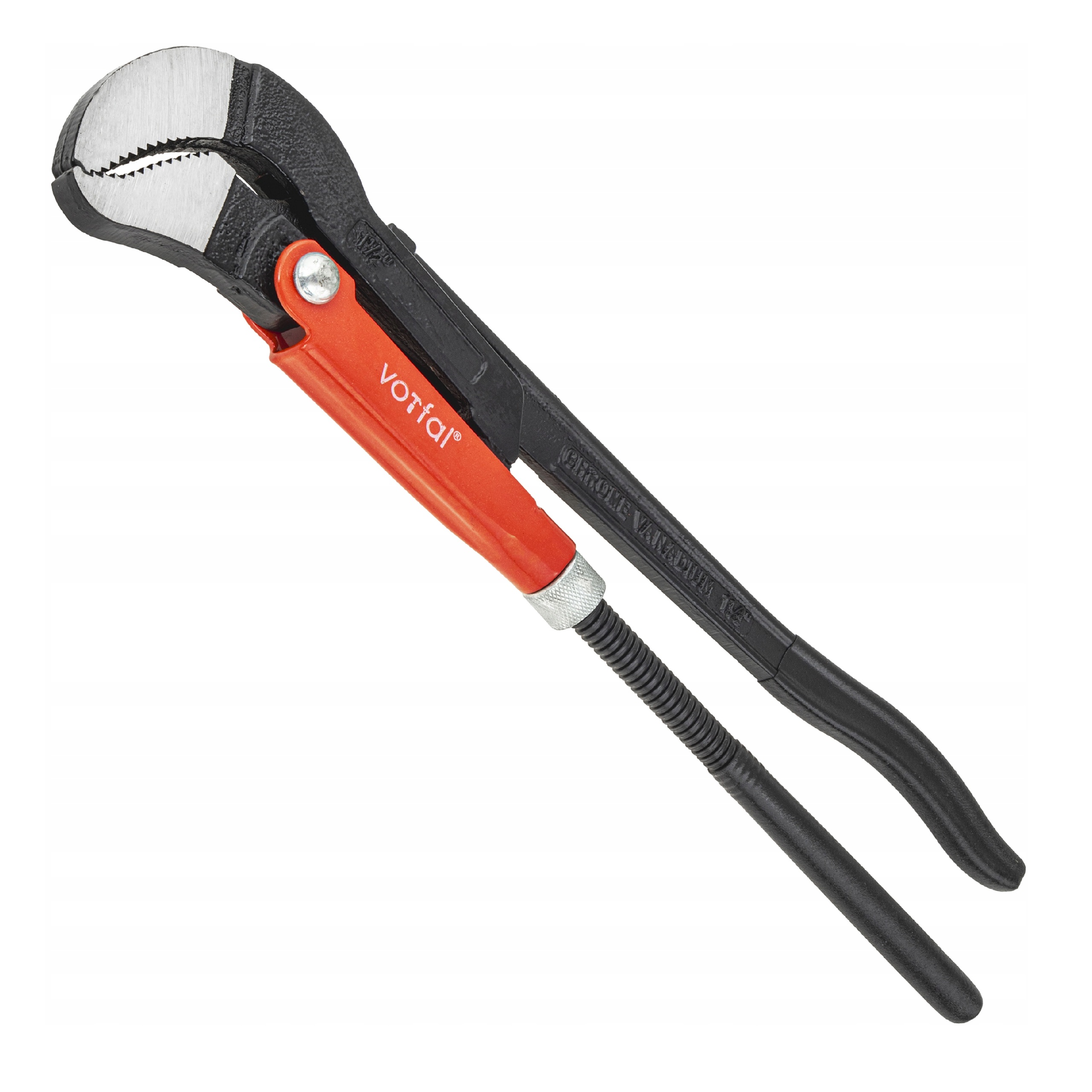 KLUCZ NASTAWNY HYDRAULICZNY SZCZYPCE ŻABKA CĘGI DO RUR 1,5'' 420 MM | V07317 | 5907737325060