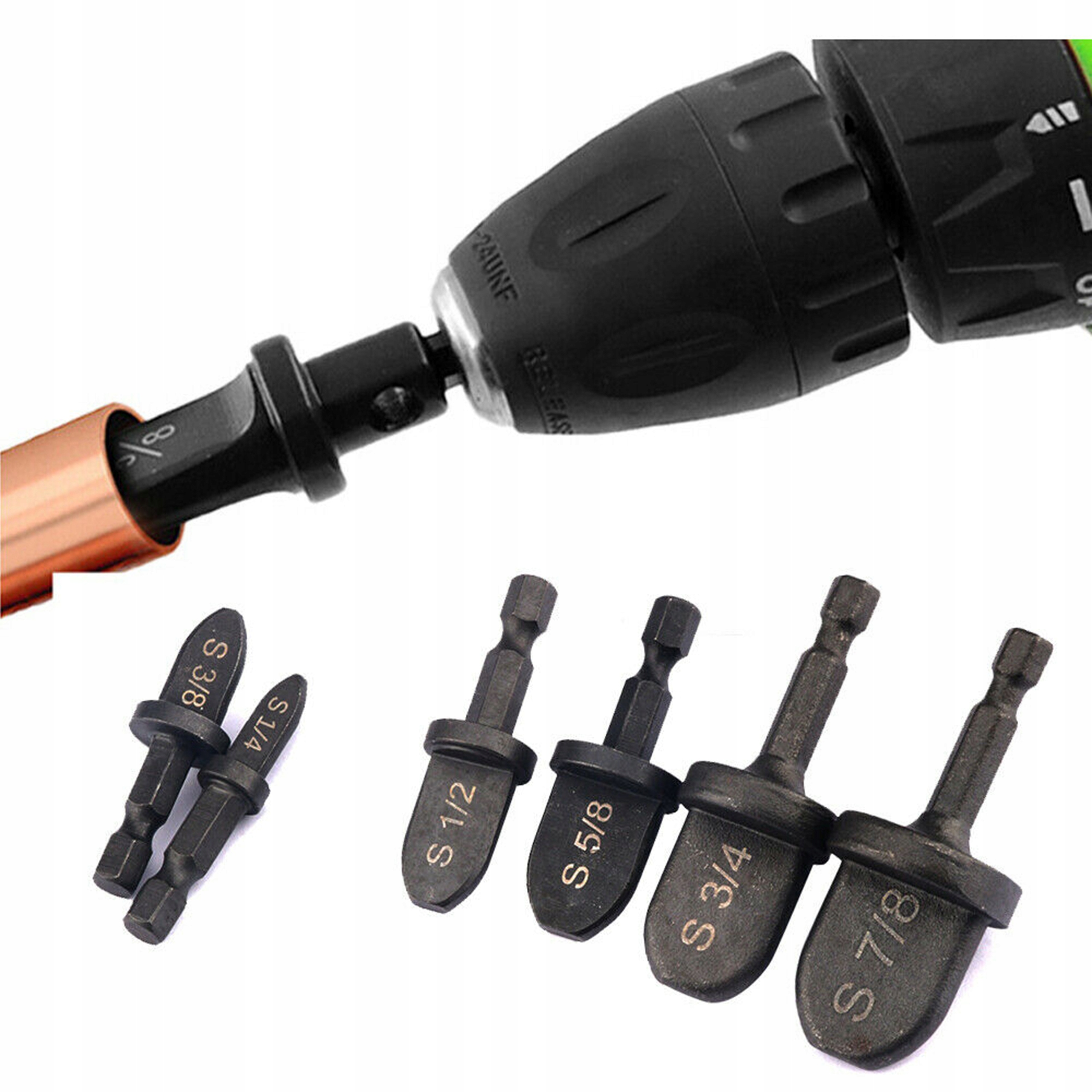 ZESTAW BITÓW DO ROZTŁACZANIA KIELICHOWANIA RUR 6el KALIBRATOR | V07405 | 5907737328061