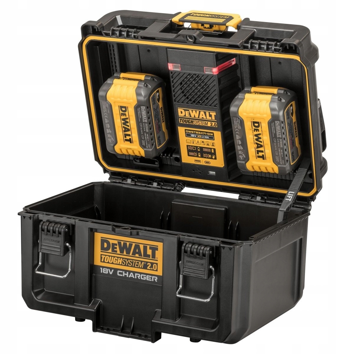 PODWÓJNA ŁADOWARKA DEWALT DWST83471 FLEXVOLT 18V 54V ToughSystem KUFER | DWST83471-QW | 3253561834714
