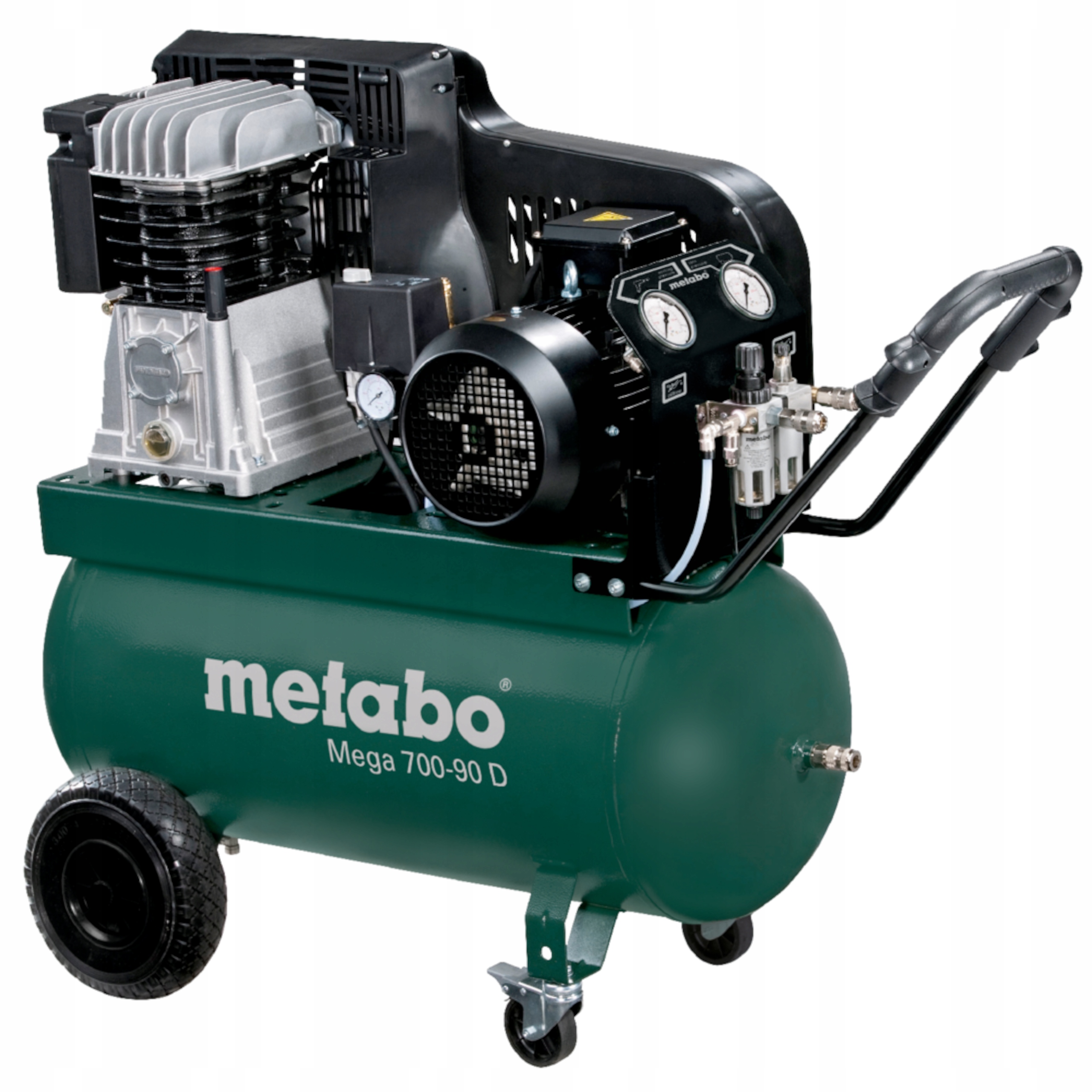 KOMPRESOR TŁOKOWY OLEJOWY METABO Mega 700-90 D 400V 4KW 650 L/MIN 11bar 90L | 601542000 | 4007430244833