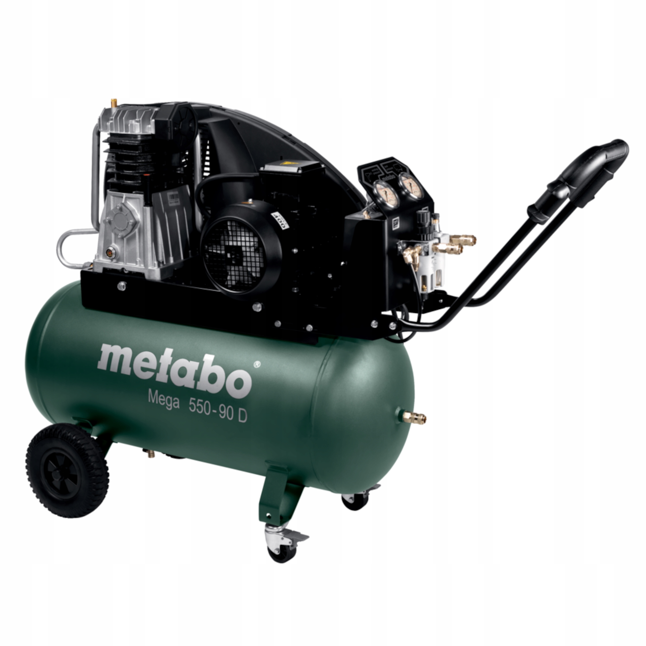 KOMPRESOR TŁOKOWY OLEJOWY METABO MEGA 550-90 D 400V 3KW 510 L/MIN 11bar 90L | 601540000 | 4007430244772