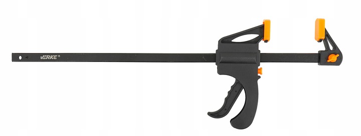 ŚCISK ZACISK STOLARSKI UCHWYT JEDNORĘCZNY 450MM DŹWIGNIOWY KLAMRA DO DREWNA | V86587 | 5904673571445