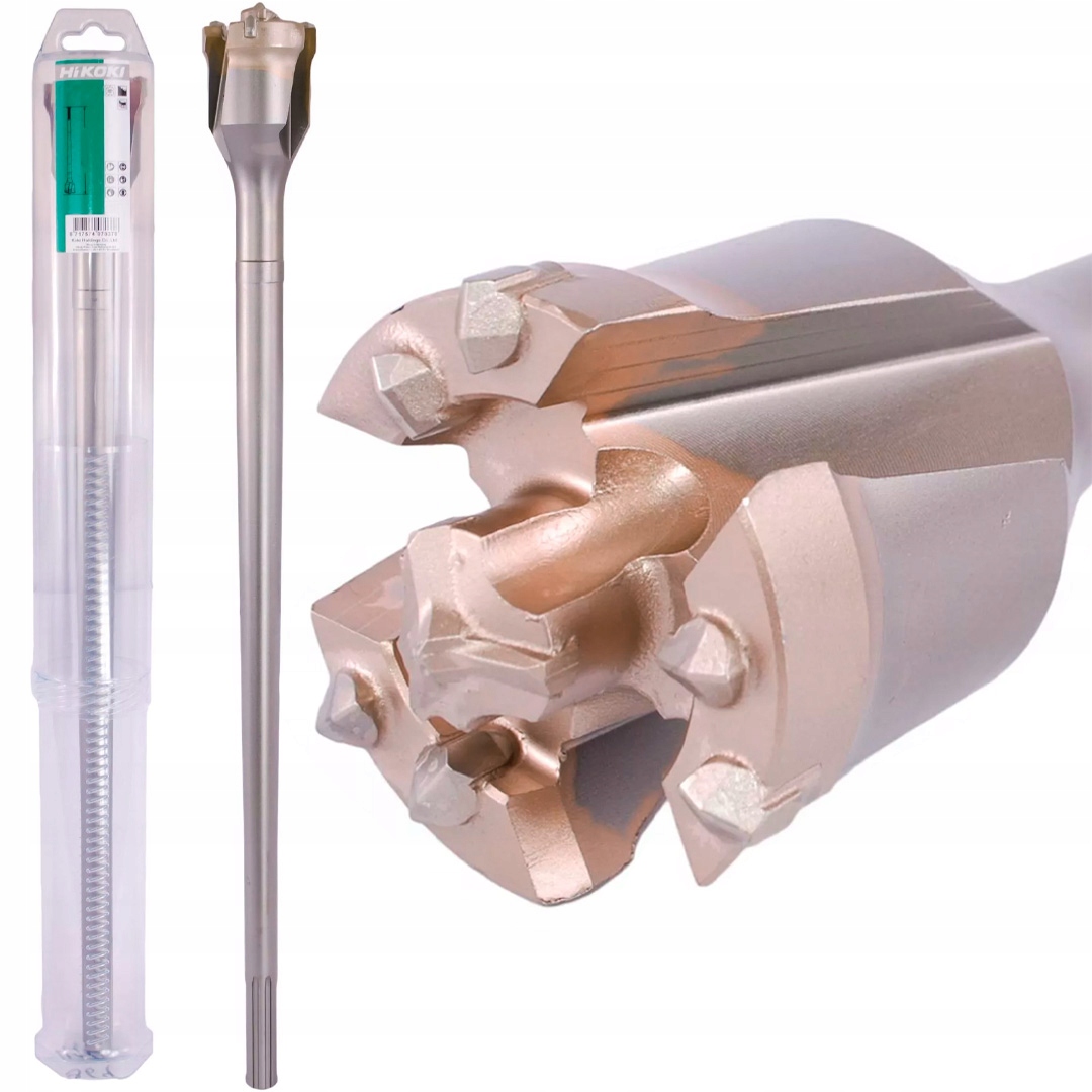 WIERTŁO PRZEBICIOWE SDS-MAX HIKOKI 80x990mm 4100969 80MM | 4100969 | 08717574070422