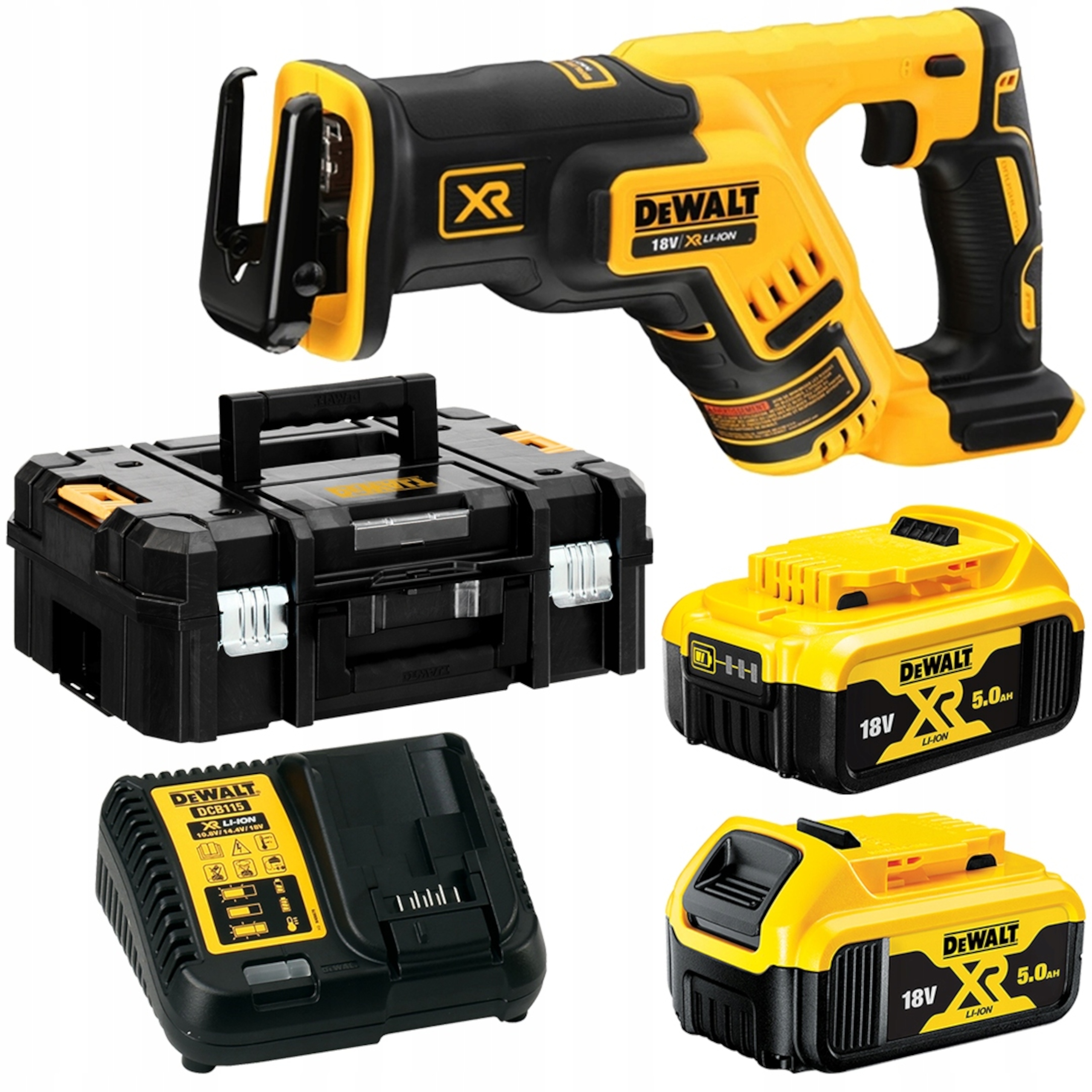 PILARKA PIŁA SZABLASTA AKUMULATOROWA DEWALT DCS367P2 18V 2X5,0Ah | DCS367P2-QW | 5035048659892
