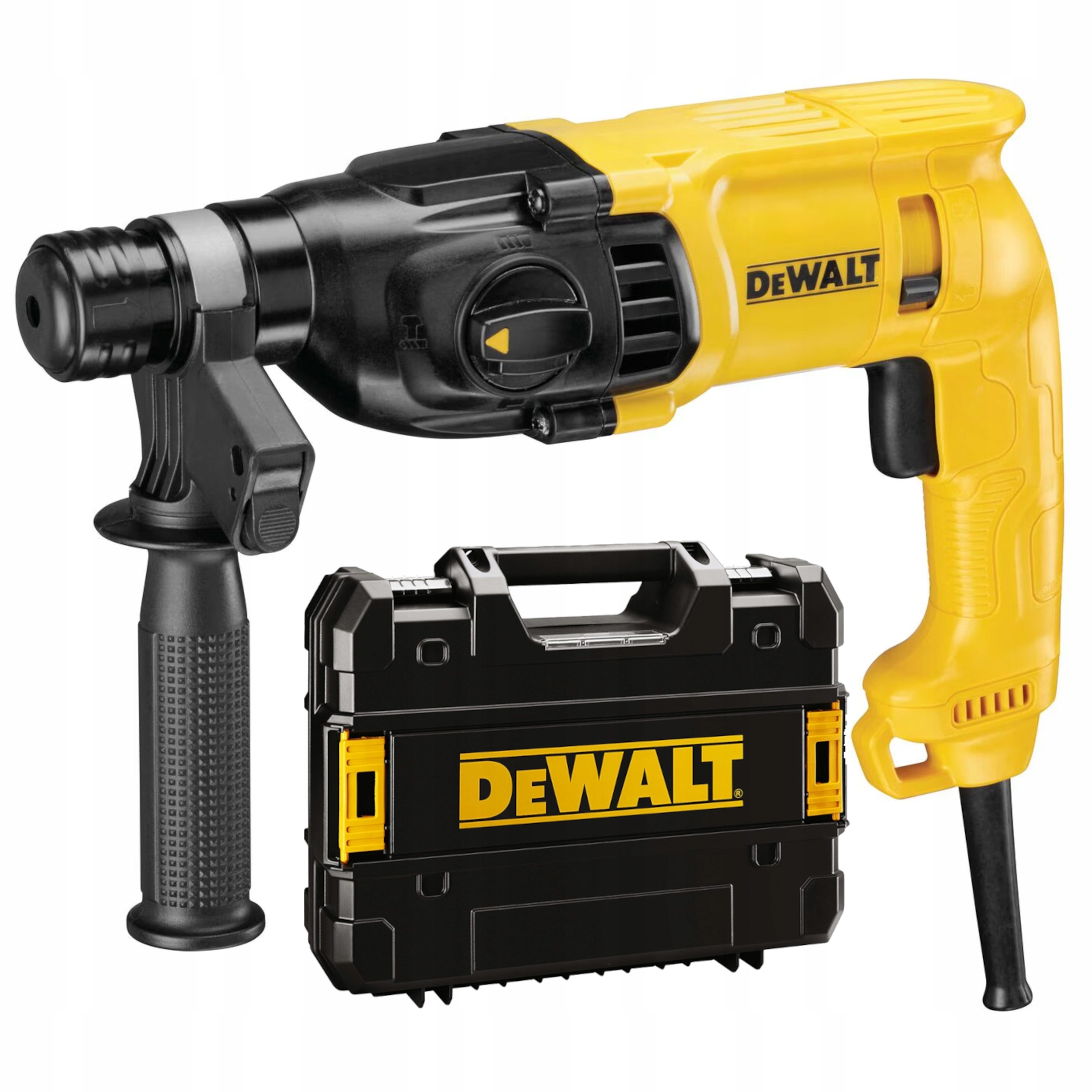 MŁOTOWIERTARKA SDS PLUS DEWALT D25033K WIERTARKA UDAROWA 710W 2,0J 3-FUNKCY | D25033K-QS | 5035048546888