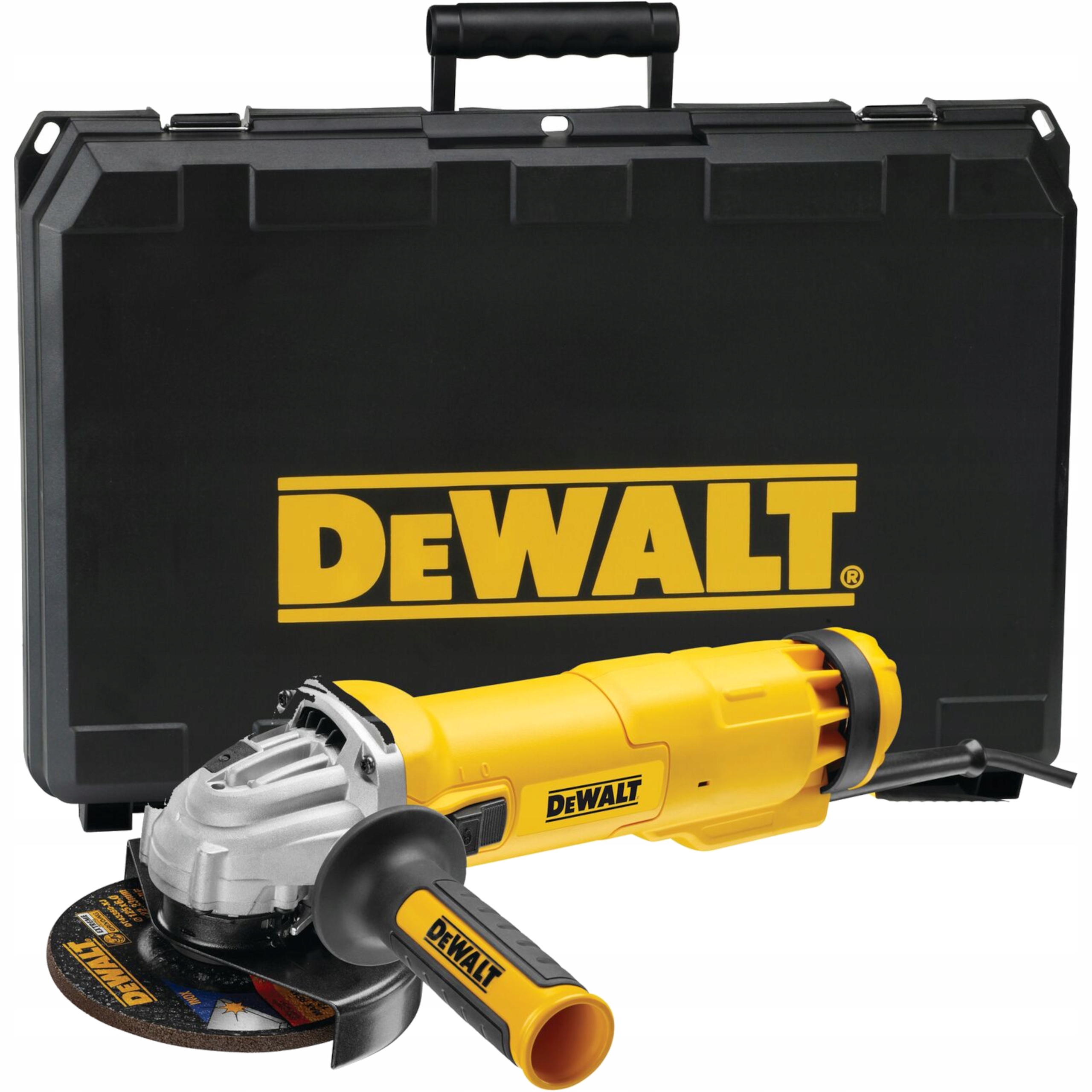SZLIFIERKA KĄTOWA DEWALT DWE4237K 1400W 125MM KUFER WALIZKA | DWE4237K-QS | 5035048617281