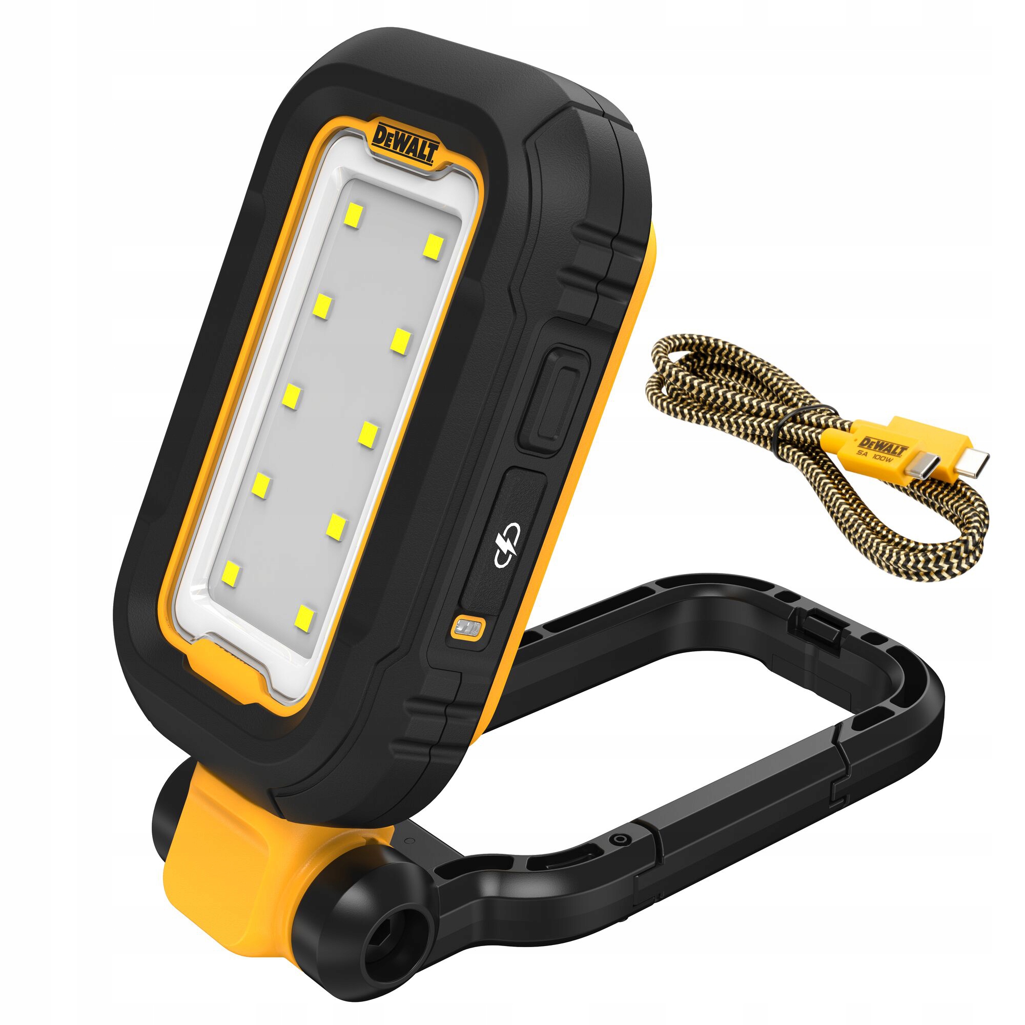 LAMPA LATARKA AKUMULATOROWA DEWALT DCL182 LED 1000 lm USB-C | DCL182-XJ | 5035048794227