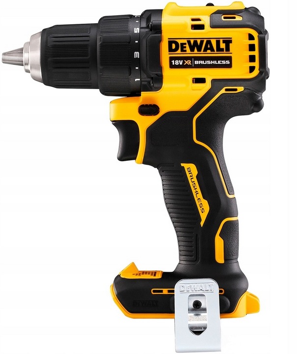 WIERTARKO-WKRĘTARKA AKUMULATOROWA DEWALT DCD708N 18V XR BODY 65Nm BL | DCD708N-XJ | 5035048737569