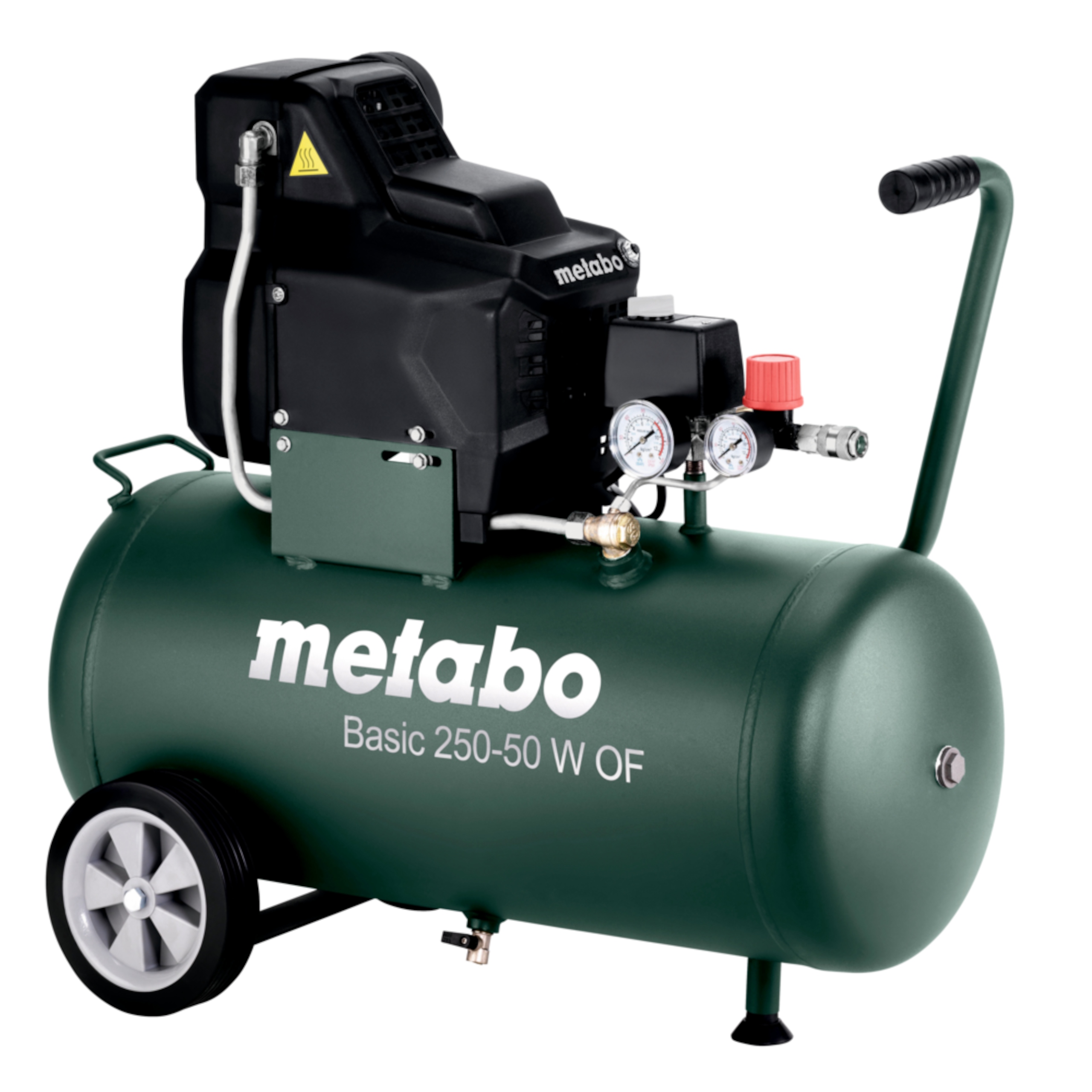 KOMPRESOR BEZOLEJOWY METABO BASIC 250-50 W OF SET 50L 8 BAR 2 KM | 601535000 | 4007430244444