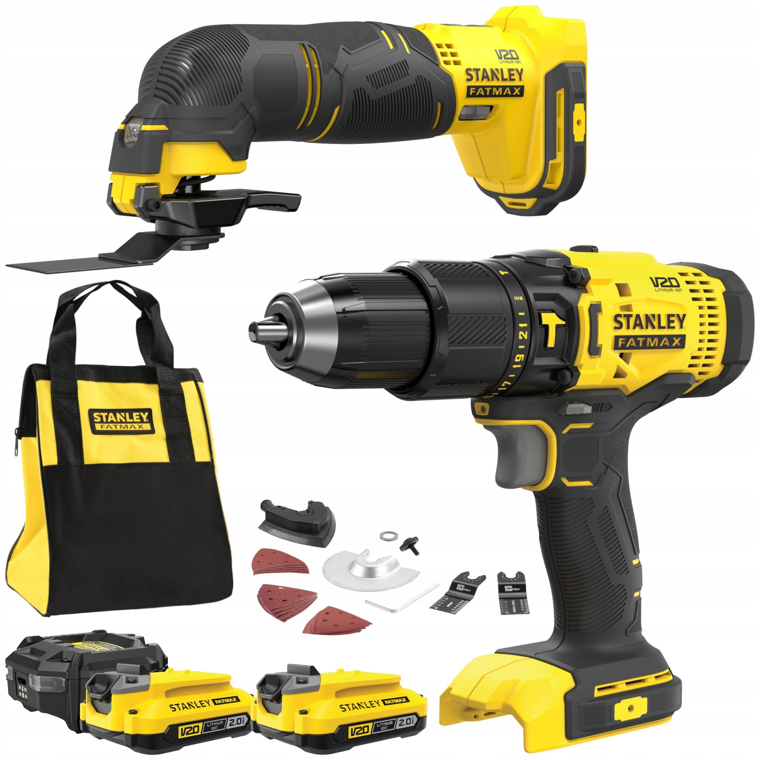 WIERTARKO-WKRĘTARKA SFMCD711 MULTITOOL SFMCE500 2x2,0Ah STANLEY SFMCK213D2S | SFMCK213D2S-QW | 5035048821671
