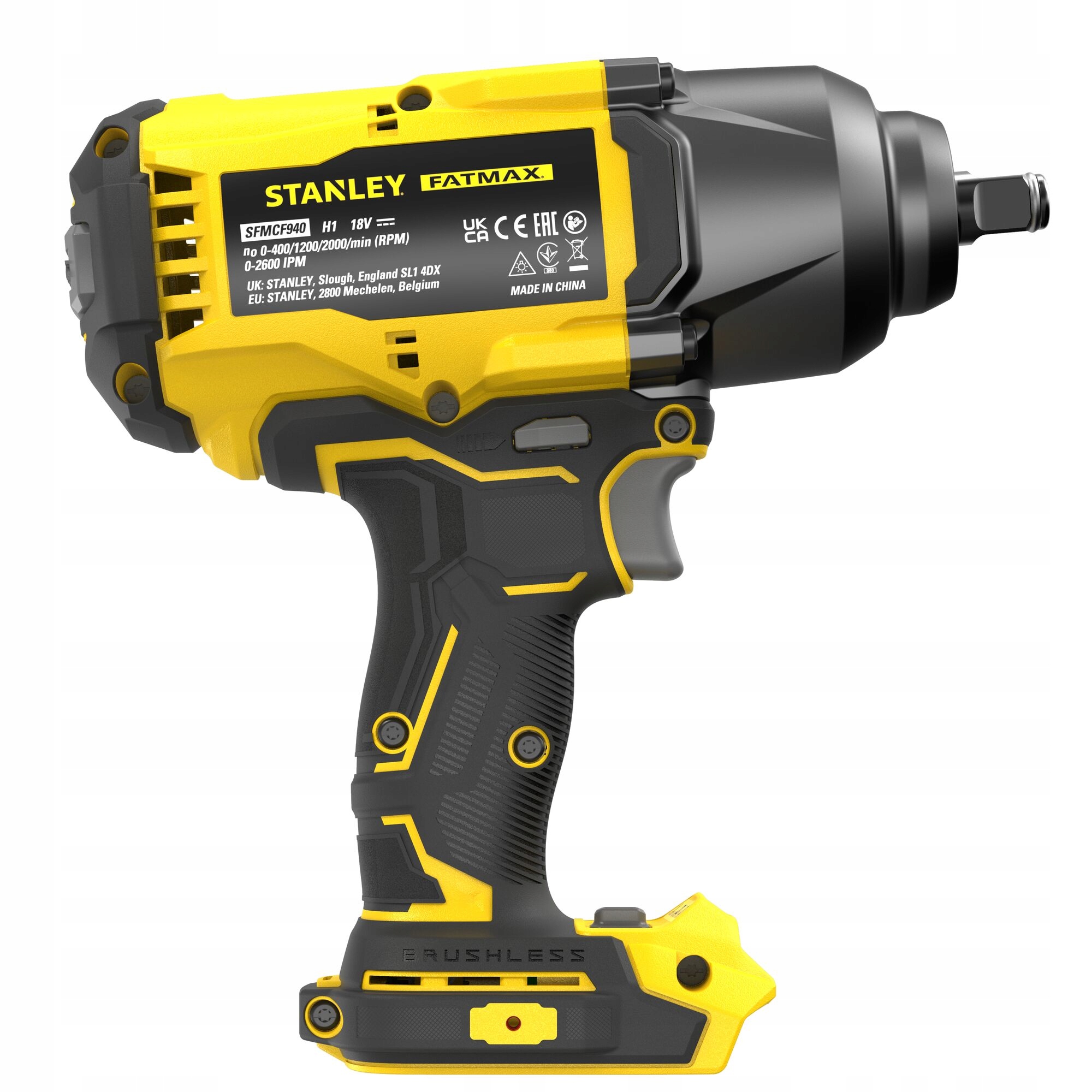 KLUCZ UDAROWY AKUMULATOROWY STANLEY SFMCF940B 1/2" 949Nm BEZSZCZOTKOWY | SFMCF940B-XJ | 5035048797617