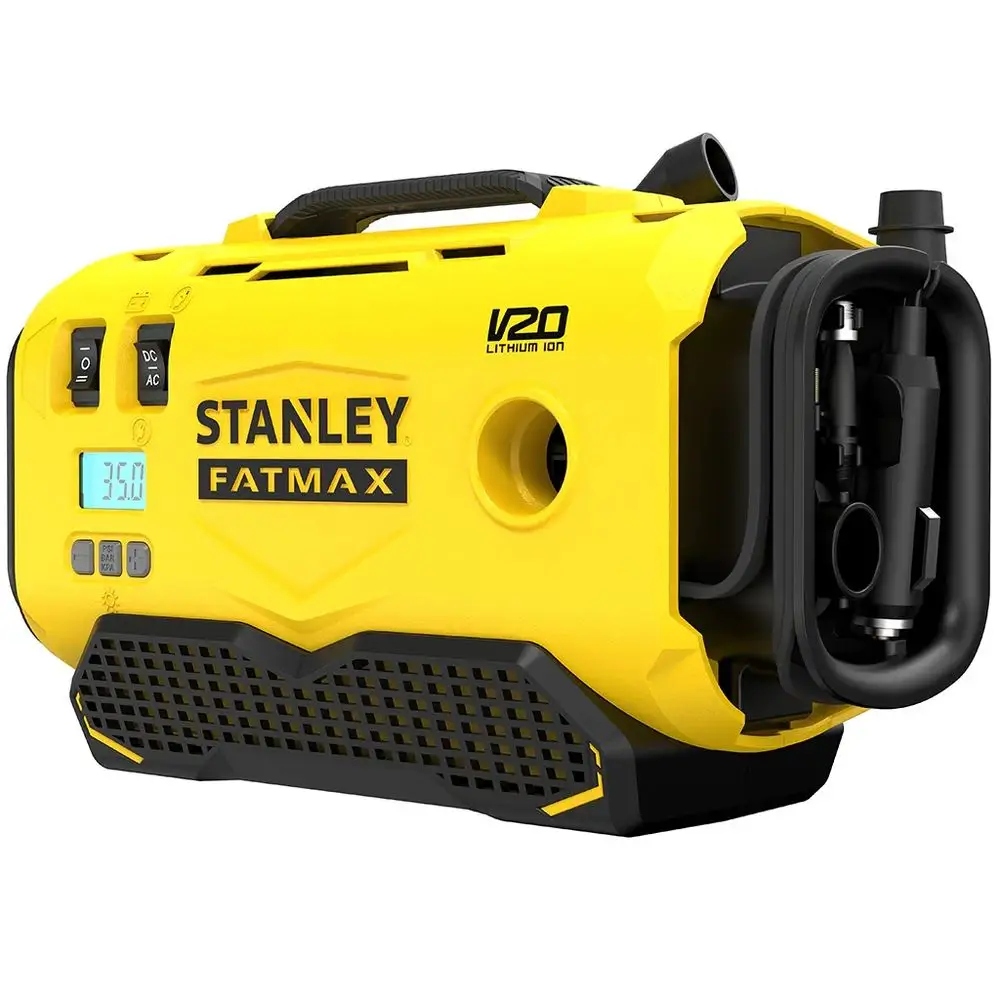 KOMPRESOR AKUMULATOROWY STANLEY SFMCE520B V20 18V 230V 12V BEZOLEJOWY 11BAR | SFMCE520B-QW | 5035048724576
