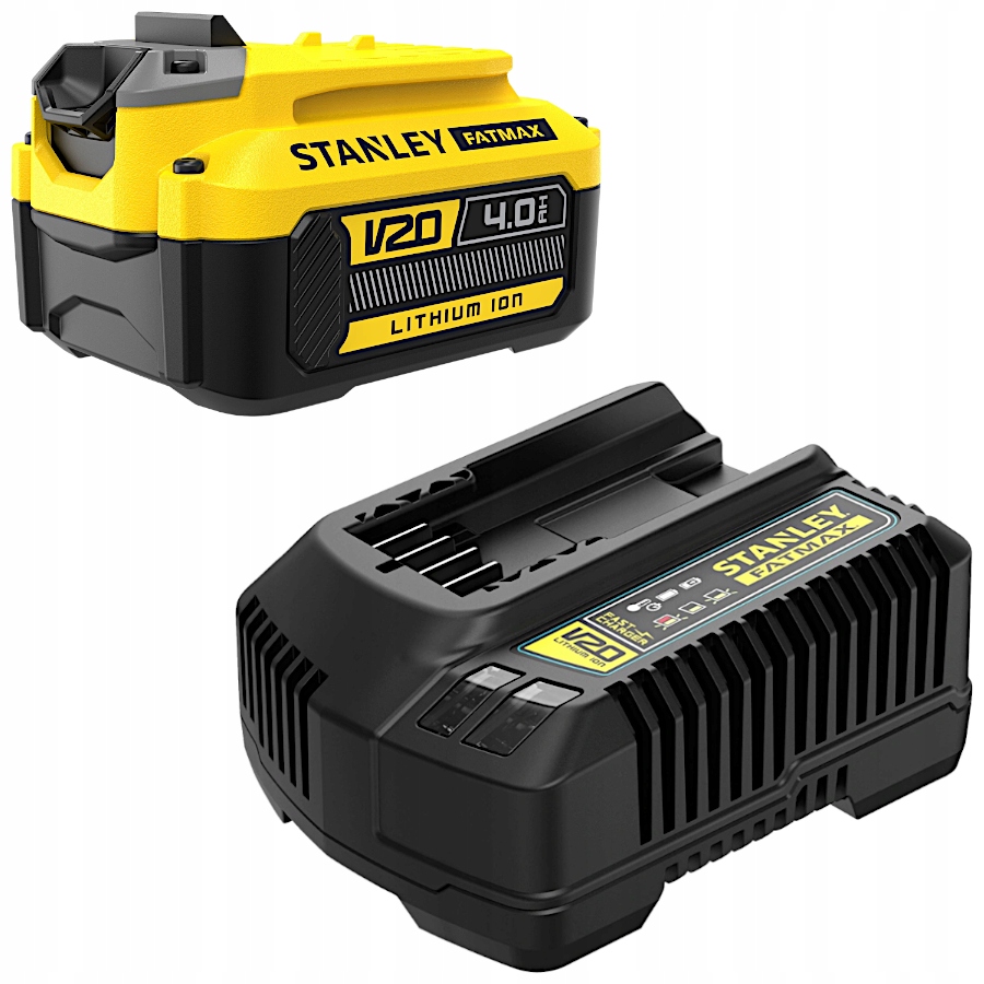 AKUMULATOR + ŁADOWARKA STANLEY SFMCB14M1-QW 4,0Ah | SFMCB14M1-QW | 5035048724514