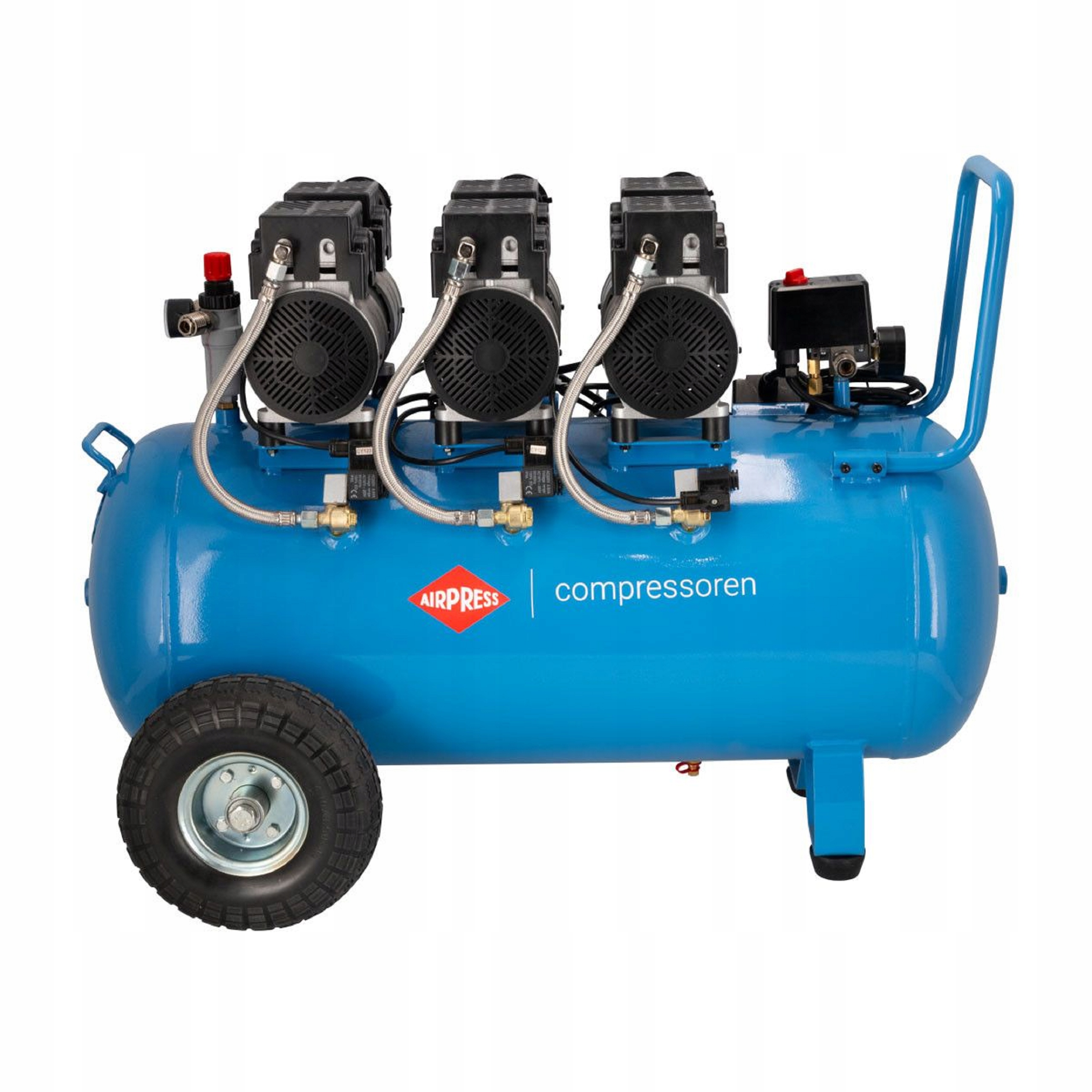KOMPRESOR BEZOLEJOWY AIRPRESS 90L LMO 90-380 8 bar 3 KM CICHA SPRĘŻARKA | 36537 | 8712418428308