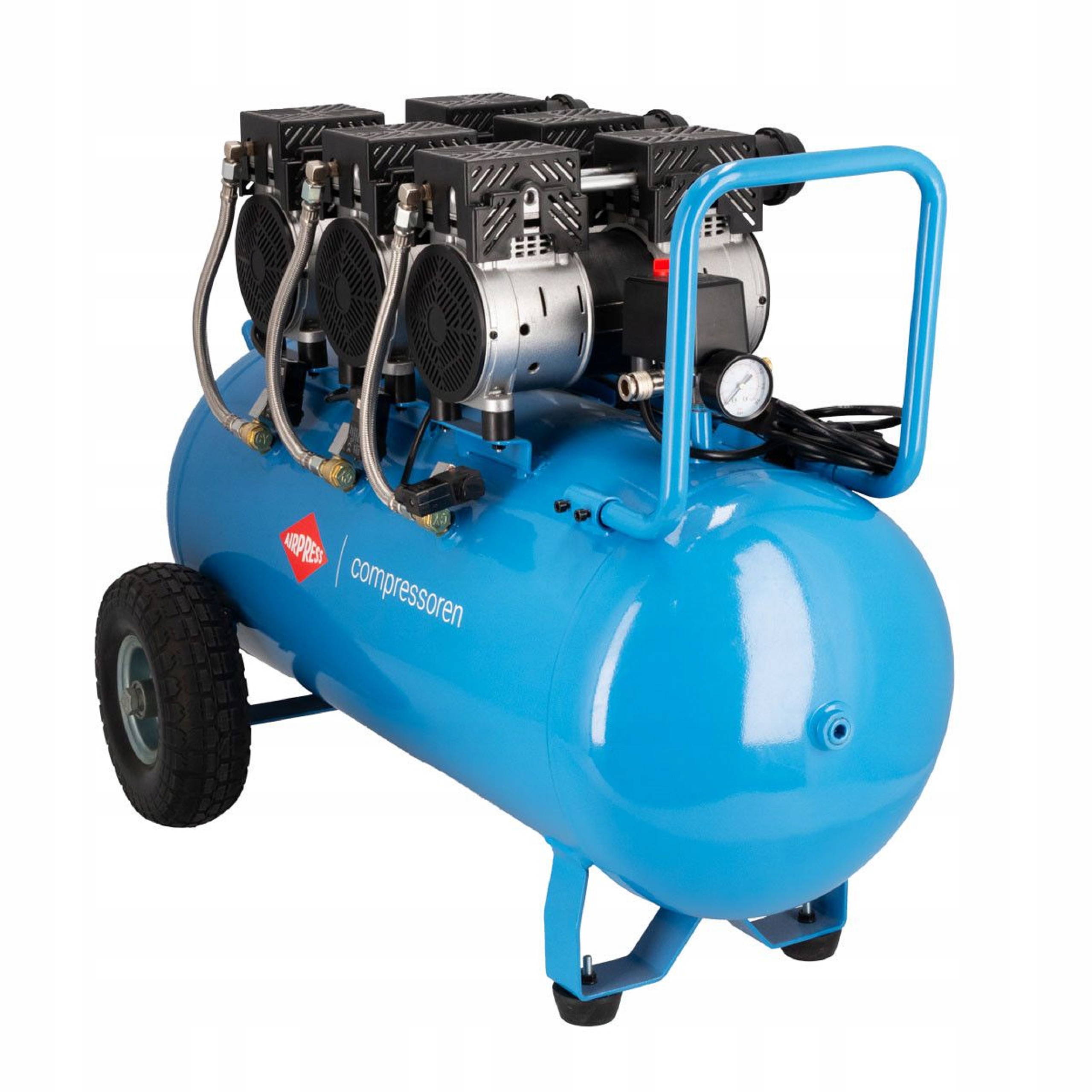 KOMPRESOR BEZOLEJOWY AIRPRESS 90L LMO 90-380 8 bar 3 KM CICHA SPRĘŻARKA | 36537 | 8712418428308