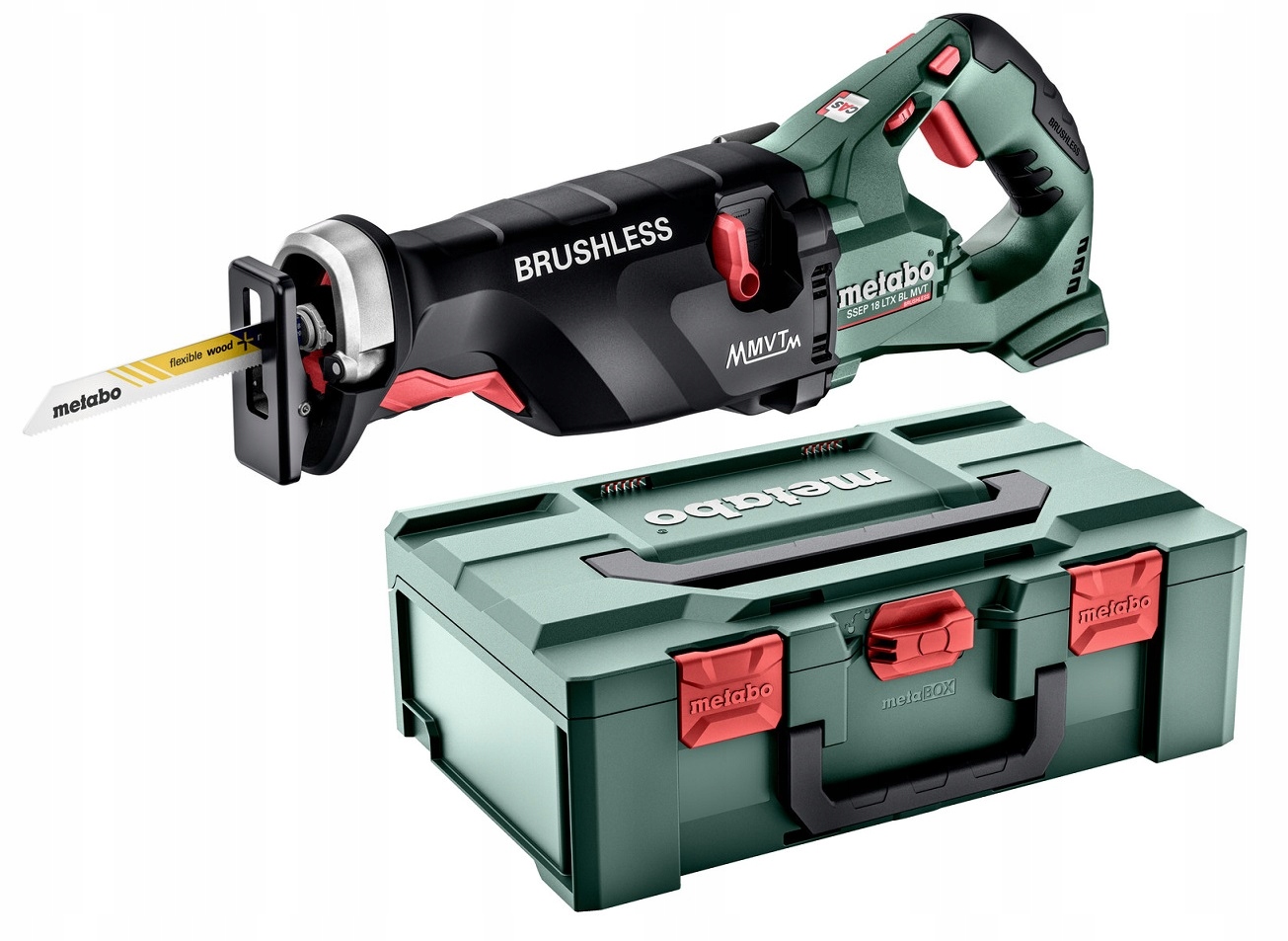 PIŁA SZABLASTA AKUMULATOROWA METABO SSEP 18 LTX BL MVT WALIZKA | 602258840 | 4061792220898