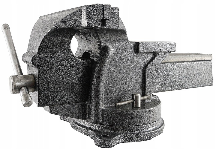 MOCNE IMADŁO ŚLUSARSKIE OBROTOWE Z KOWADŁEM ŻELIWNE 200mm HARTOWANA STAL | V88003 | 5902963497826