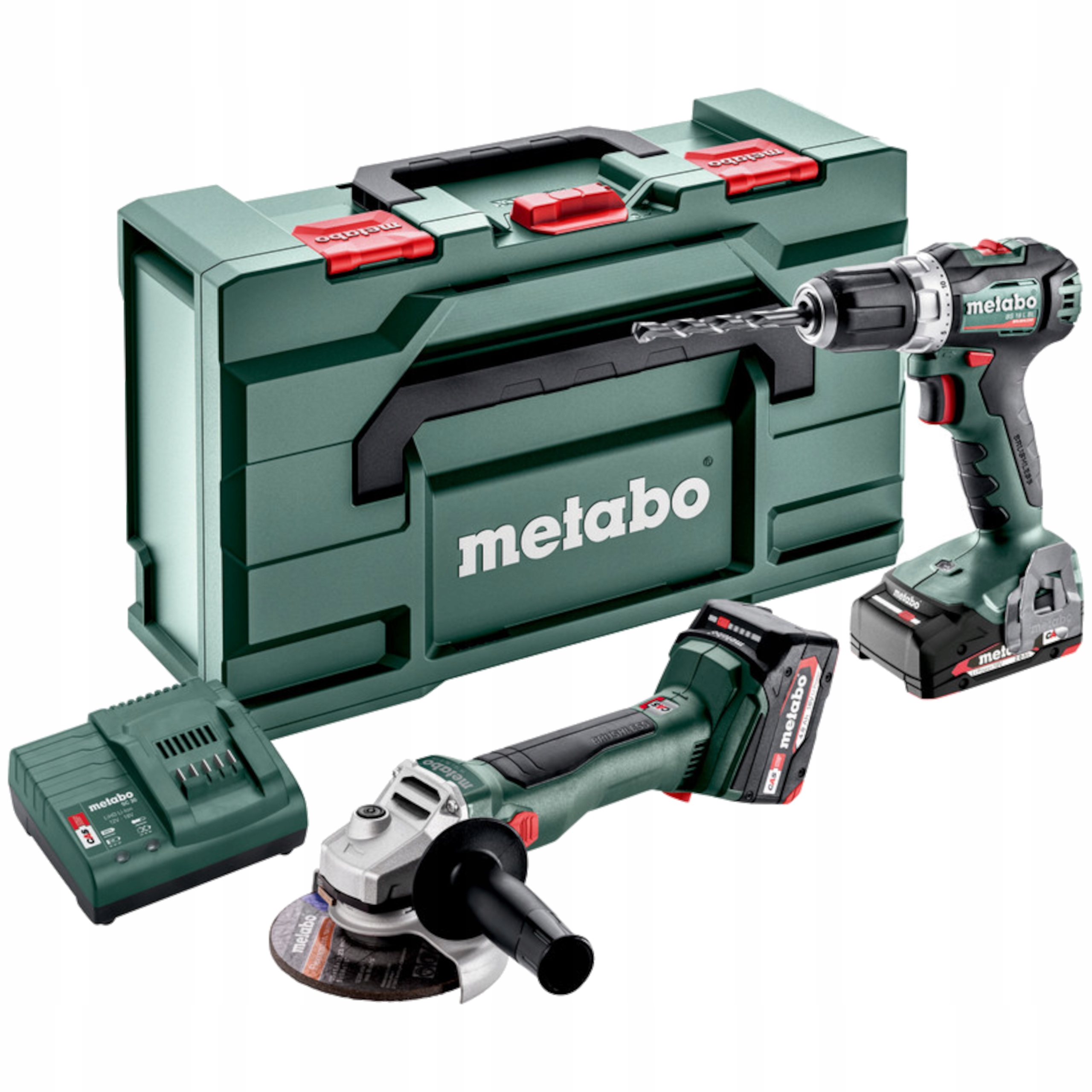 ZESTAW COMBO METABO WKRĘTARKA BS 18 L BL + SZLIFIERKA W 18 L BL 9-125 Quick | 685233000 | 4061792246607