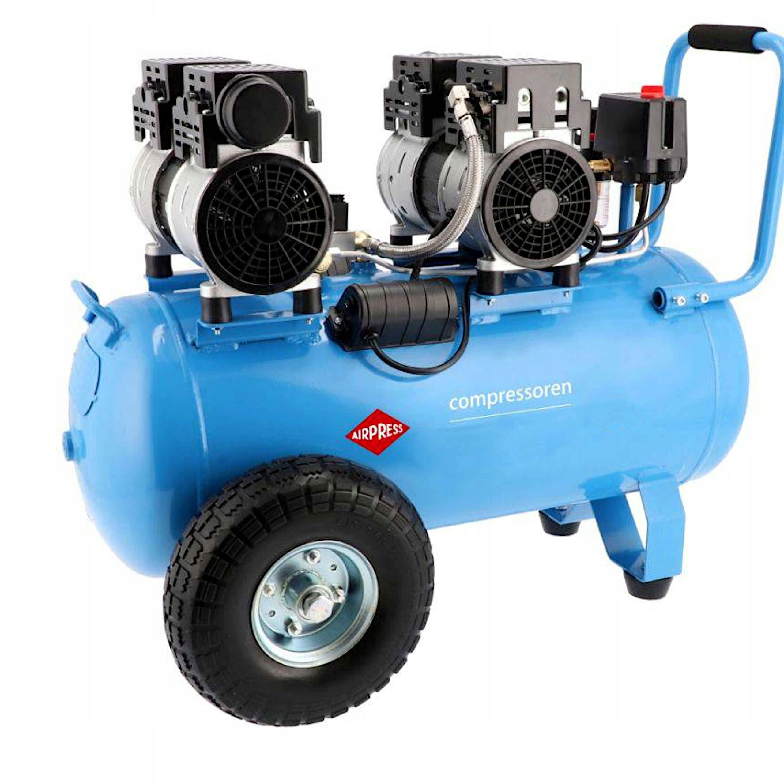 KOMPRESOR BEZOLEJOWY 50L AIRPRESS LMO 50-270 CICHY WYCISZONY 256 L/MIN | 36504 | 8712418394283