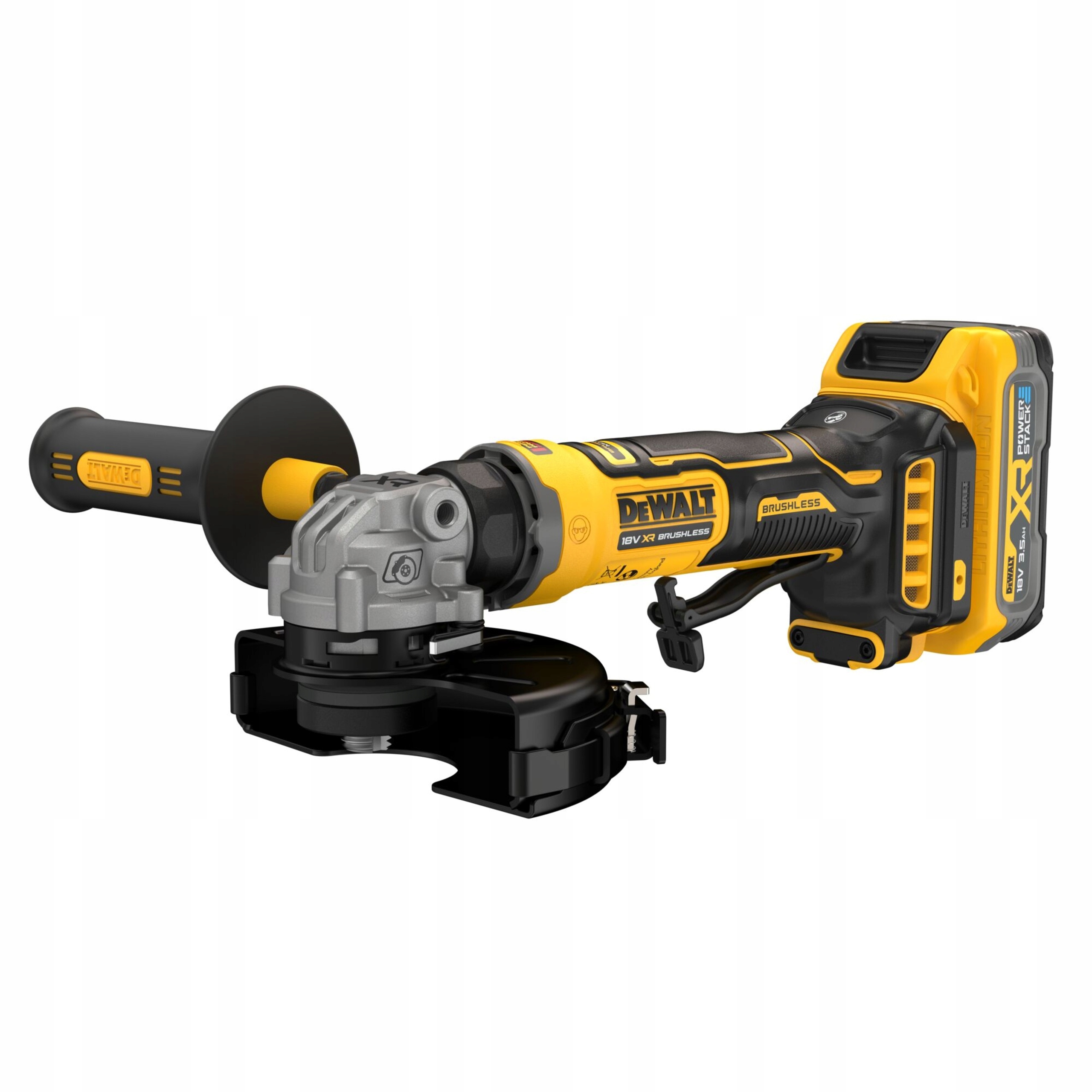 Szlifierka Kątowa DeWALT DCG404S2T 18V XR 125mm 2x3.5Ah Bezszczotkowa | DCG404S2T-QW | 5035048834541