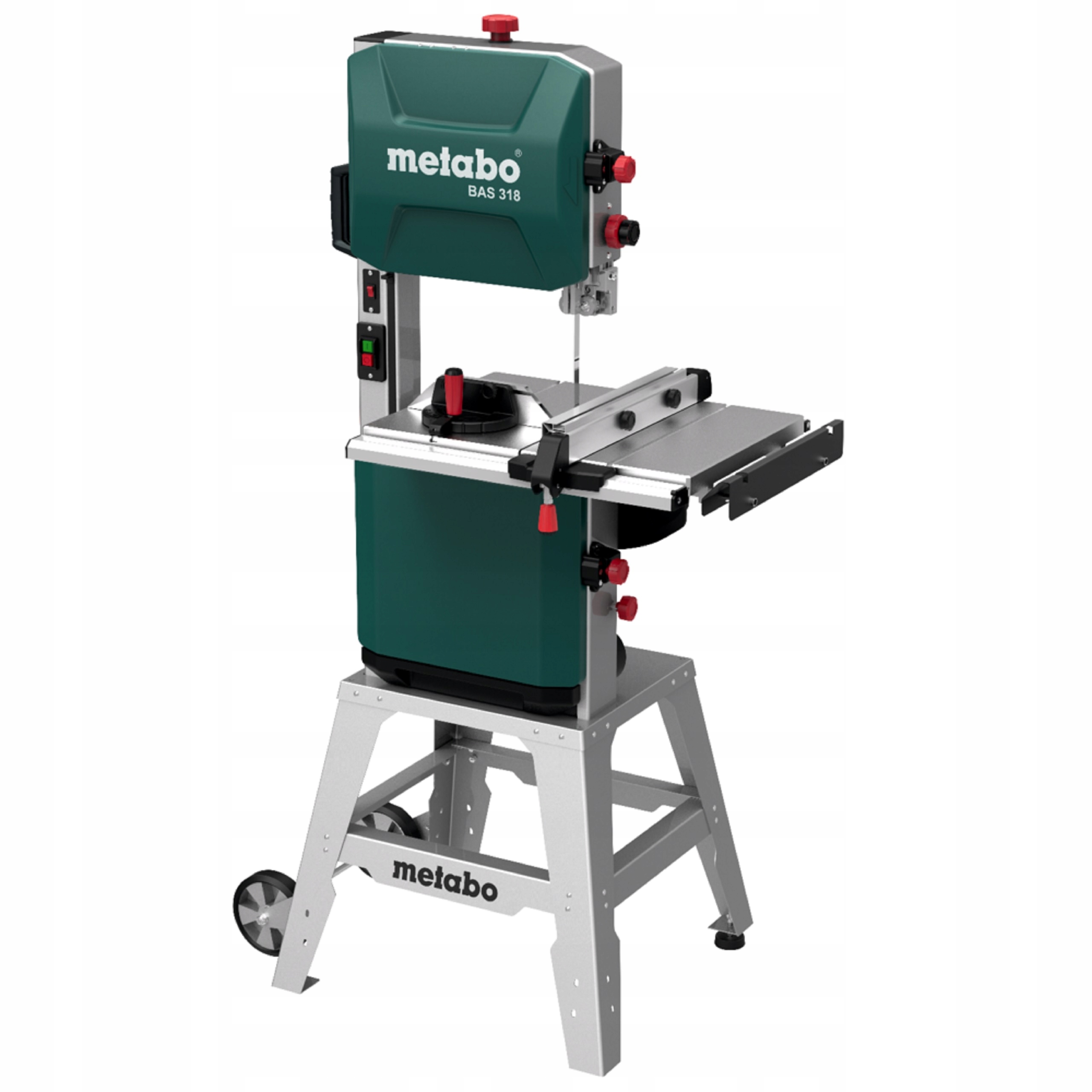 Pilarka Taśmowa Metabo BAS 318 Precision WNB 900W Podstawa Koła | 619009000 | 4007430304902