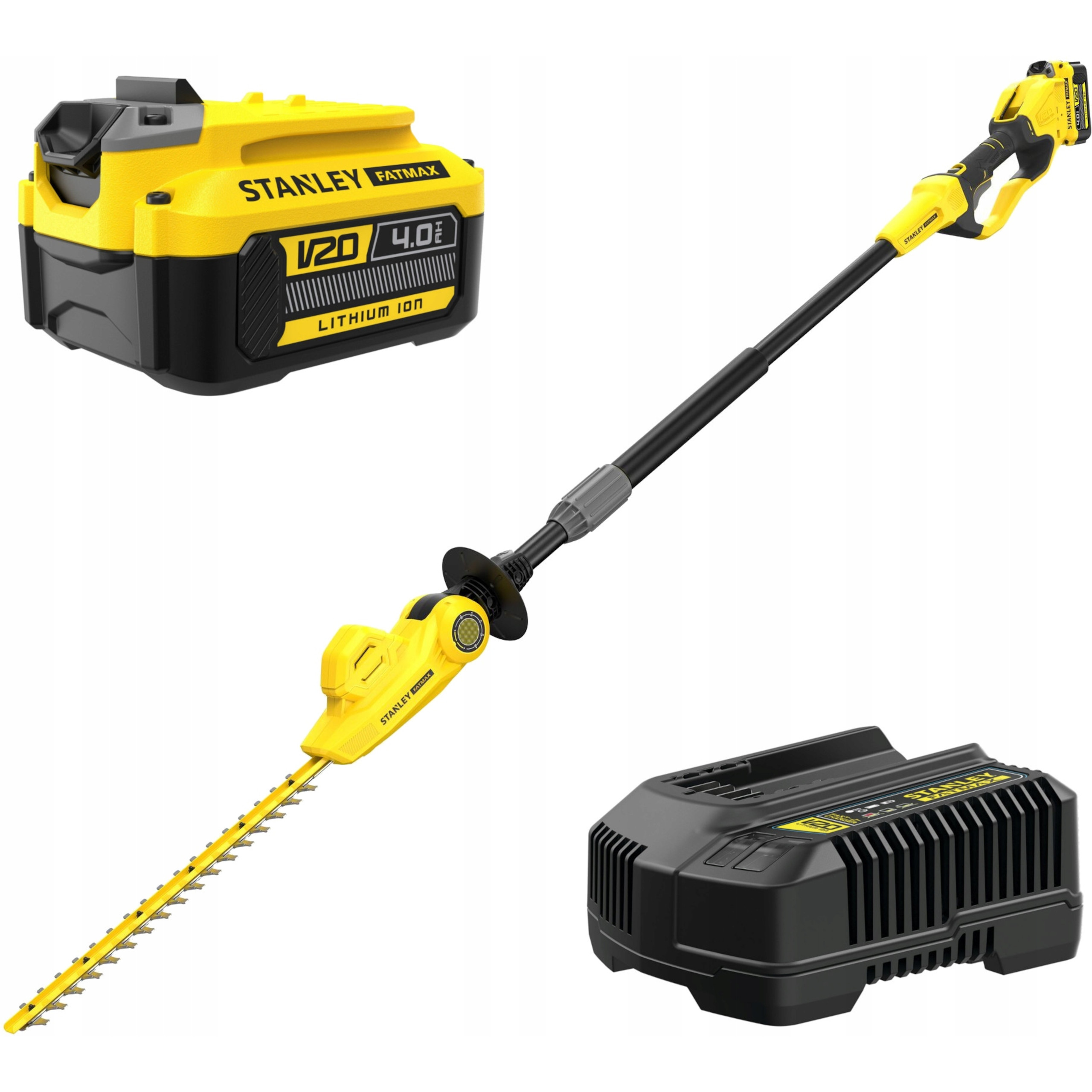 Nożyce do Żywopłotu na Wysięgniku Stanley Fatmax SFMCPH845M1 V20 18V 1X4,0A | SFMCPH845M1-QW | 5035048727102