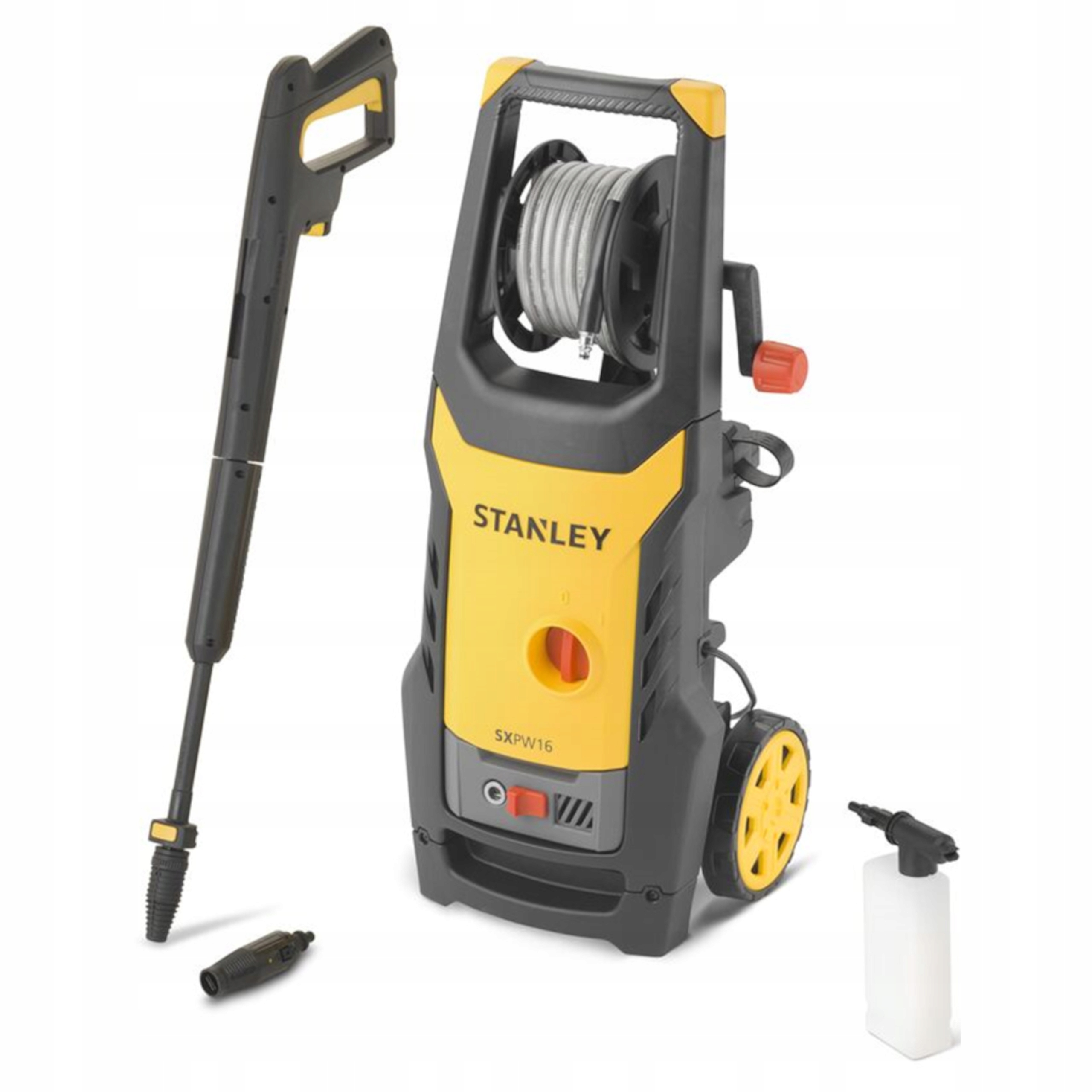 Myjka Ciśnieniowa Stanley SXPW16E 1600W 125bar Zestaw Dysze Pianownica | SXPW16E | 8016287141284