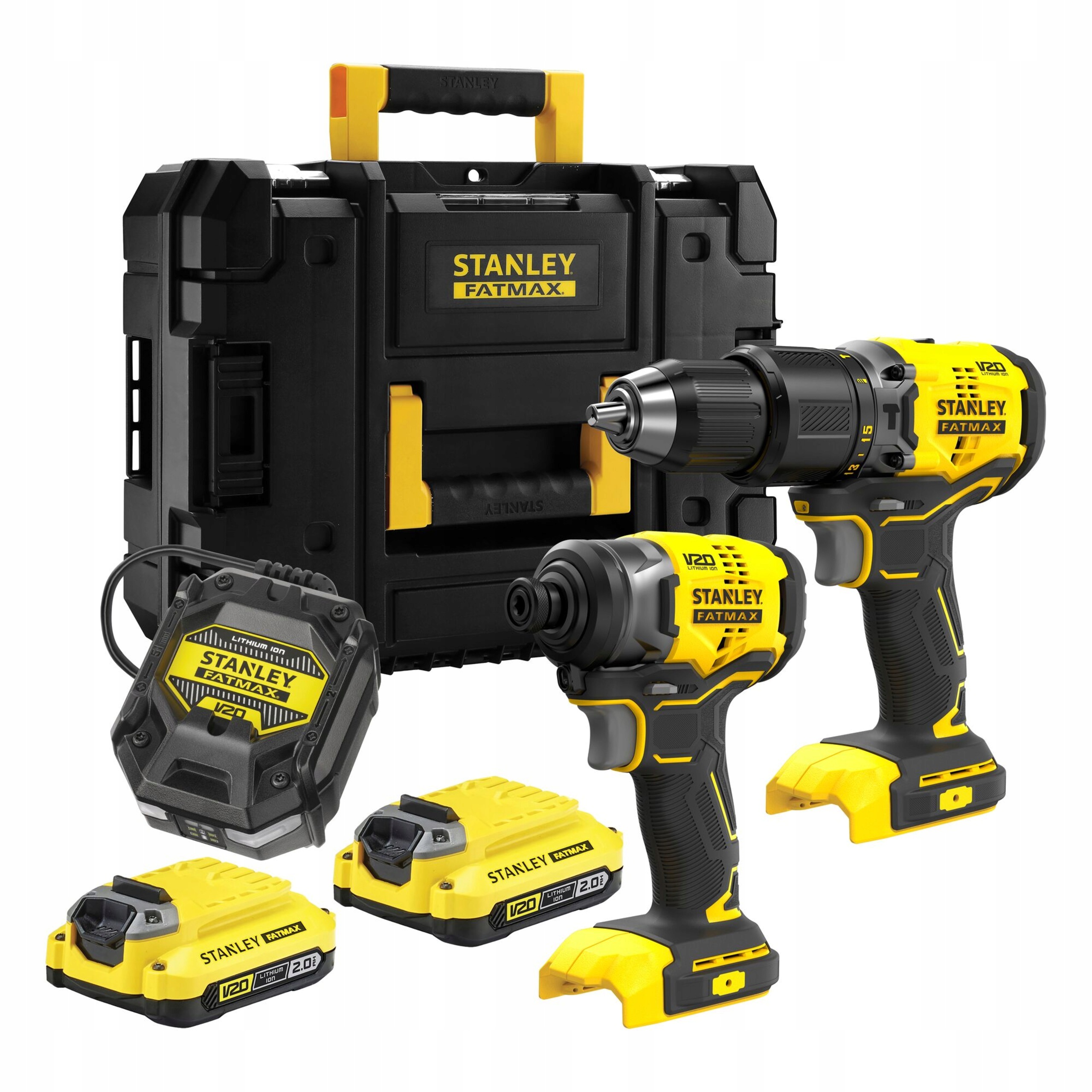 Zestaw V20 Stanley Fatmax SFMCK461D2T Wkrętarka Udarowa Zakrętarka 2x2Ah | SFMCK461D2T-QW | 5035048733240