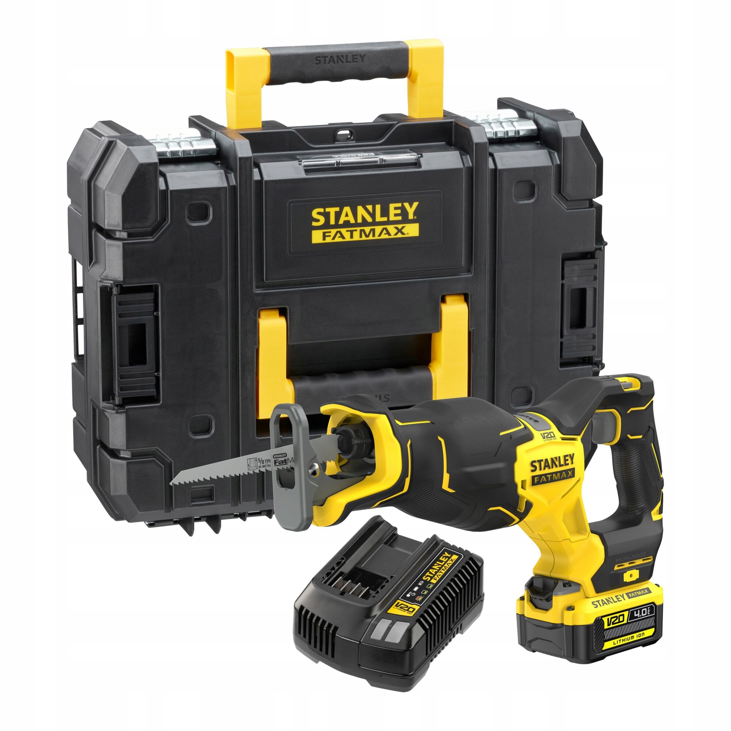 Piła Szablasta Bezszczotkowa Stanley Fatmax SFMCS311M1T V20 18V Lisi Ogon | SFMCS311M1T-QW | 5035048842751