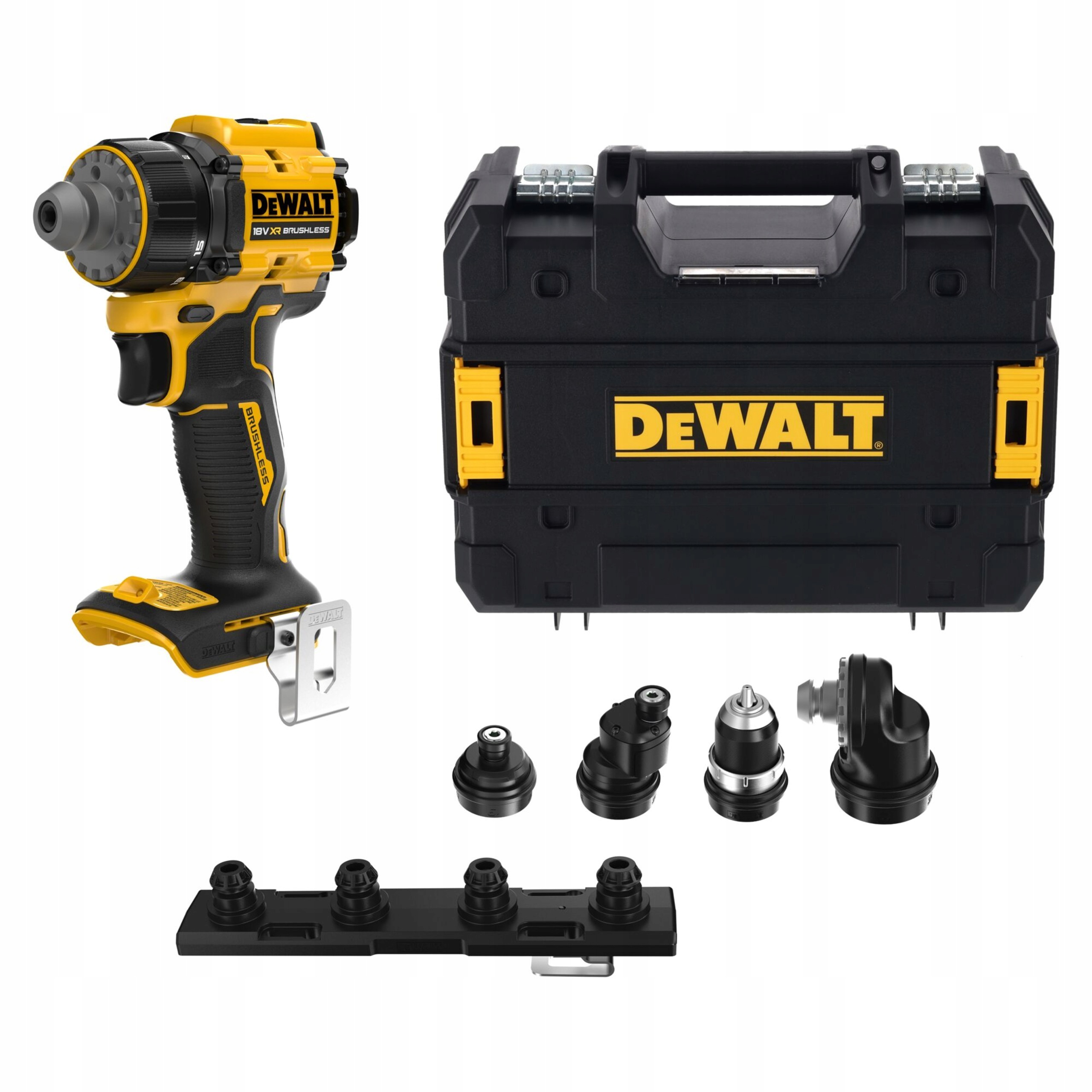 Wkrętarka Wielogłowicowa DeWALT DCD803NT 18V XR 4 Głowice TSTAK BODY | DCD803NT-XJ | 5035048836743