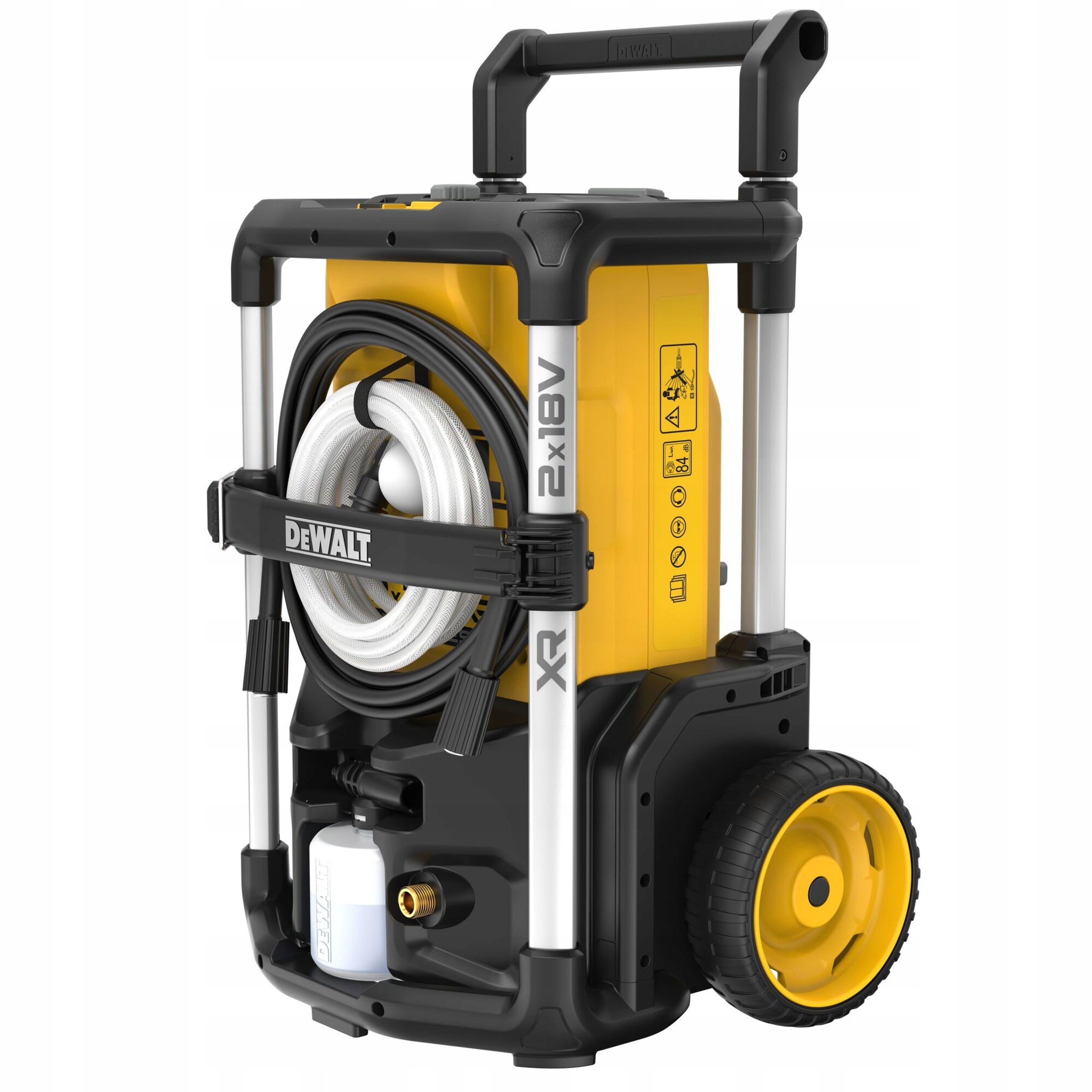 Myjka Ciśnieniowa Akumulatorowa DeWALT DCMPW1600N 2x18V 110bar Koła Solo | DCMPW1600N-XJ | 5035048795613